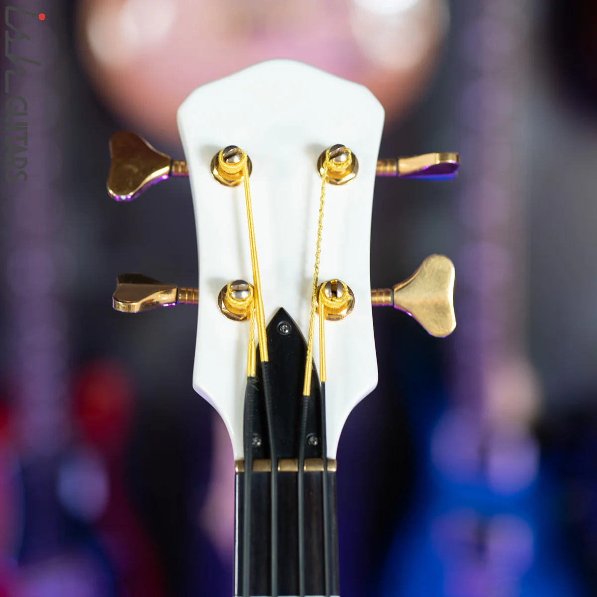 1980s/1990s Pedulla Buzz 4 Fretless Bass White Gloss - Image 7