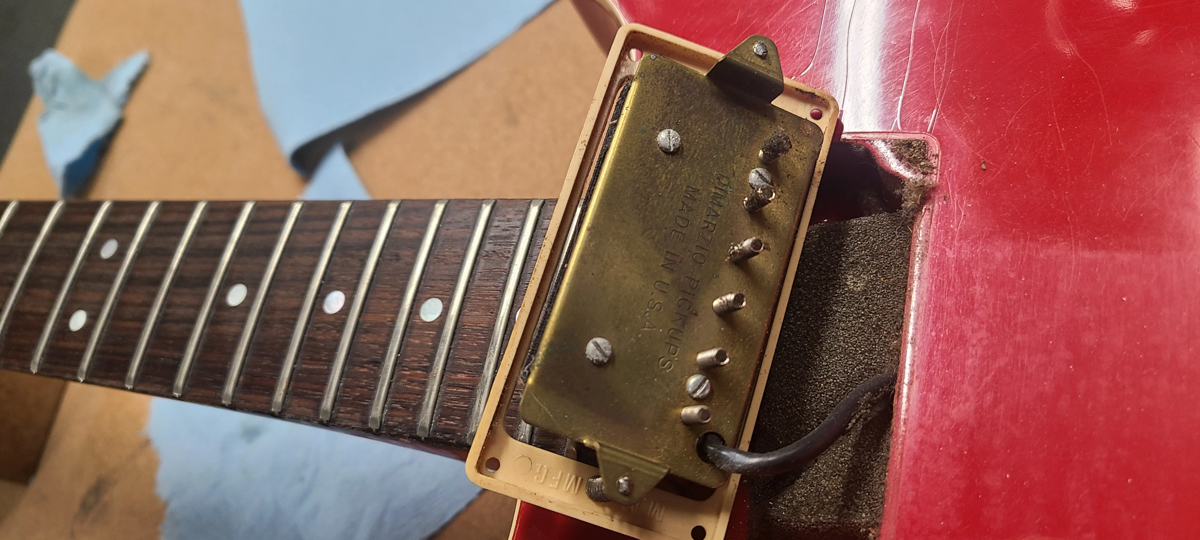 1981 Hamer Sunburst Opaque Red - Image 27