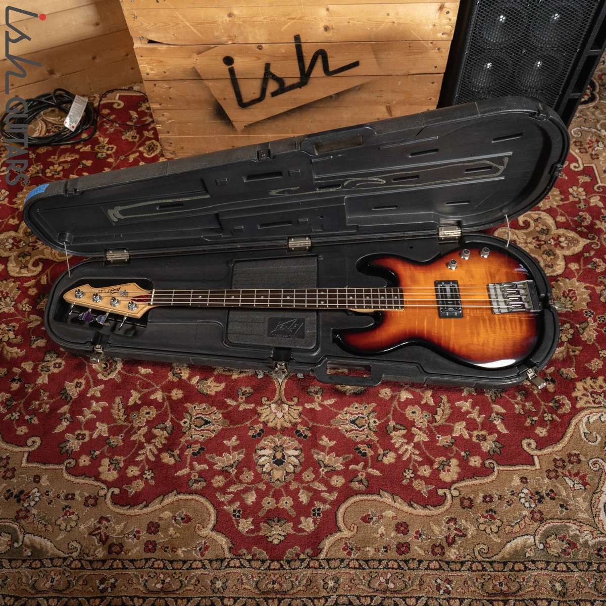 1982-1983 Peavey T-45 Sunburst Bass w/ OHSC - Image 21