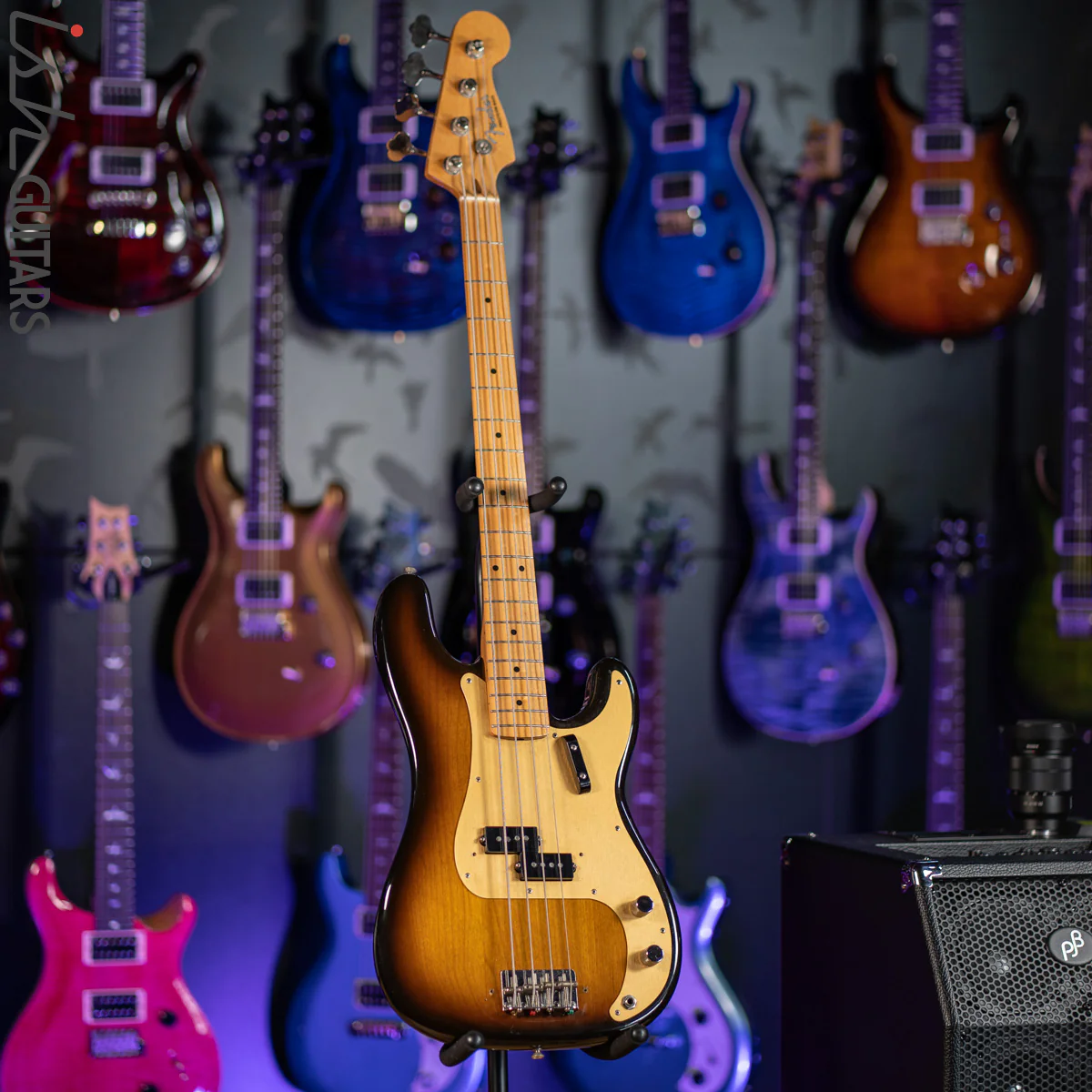 1982 Fender '57 Reissue Precision Sunburst - Image 2