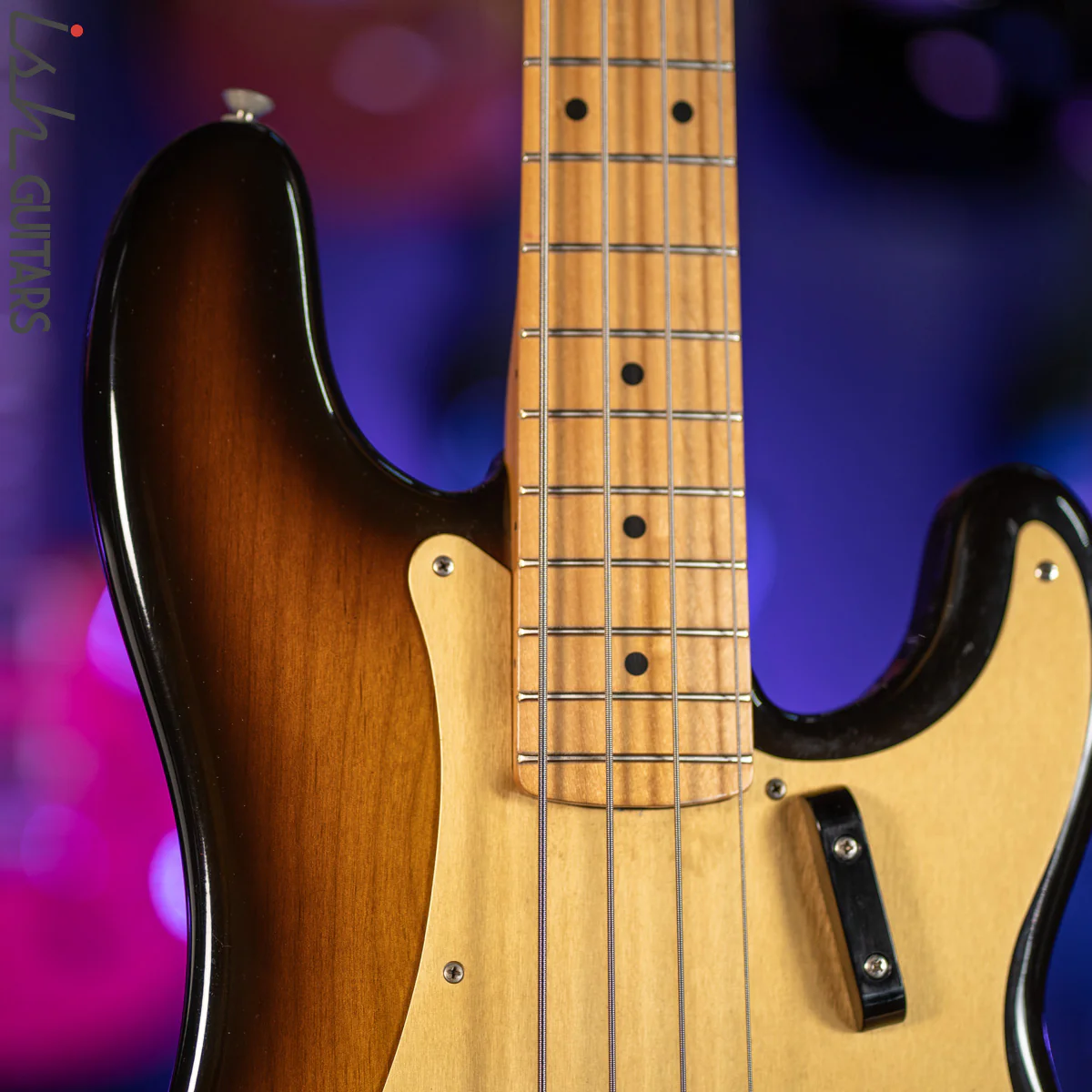 1982 Fender '57 Reissue Precision Sunburst - Image 3