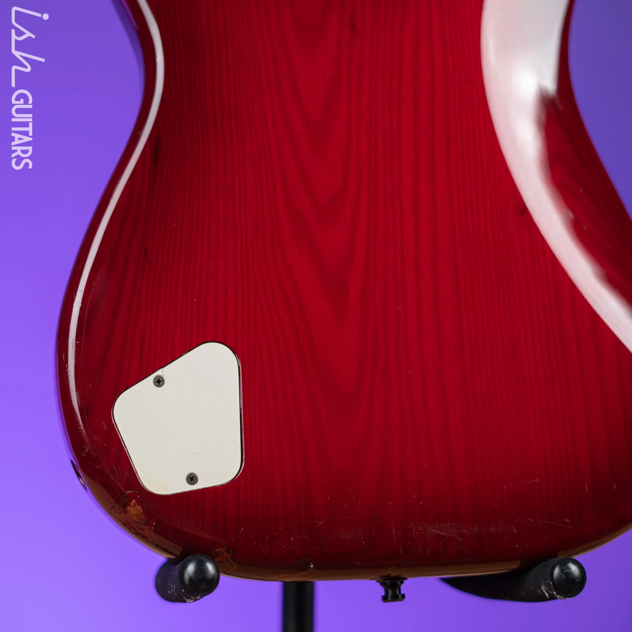1983-1984 Fender Elite Stratocaster Red Scalloped Fretboard Wild Cherry - Image 14