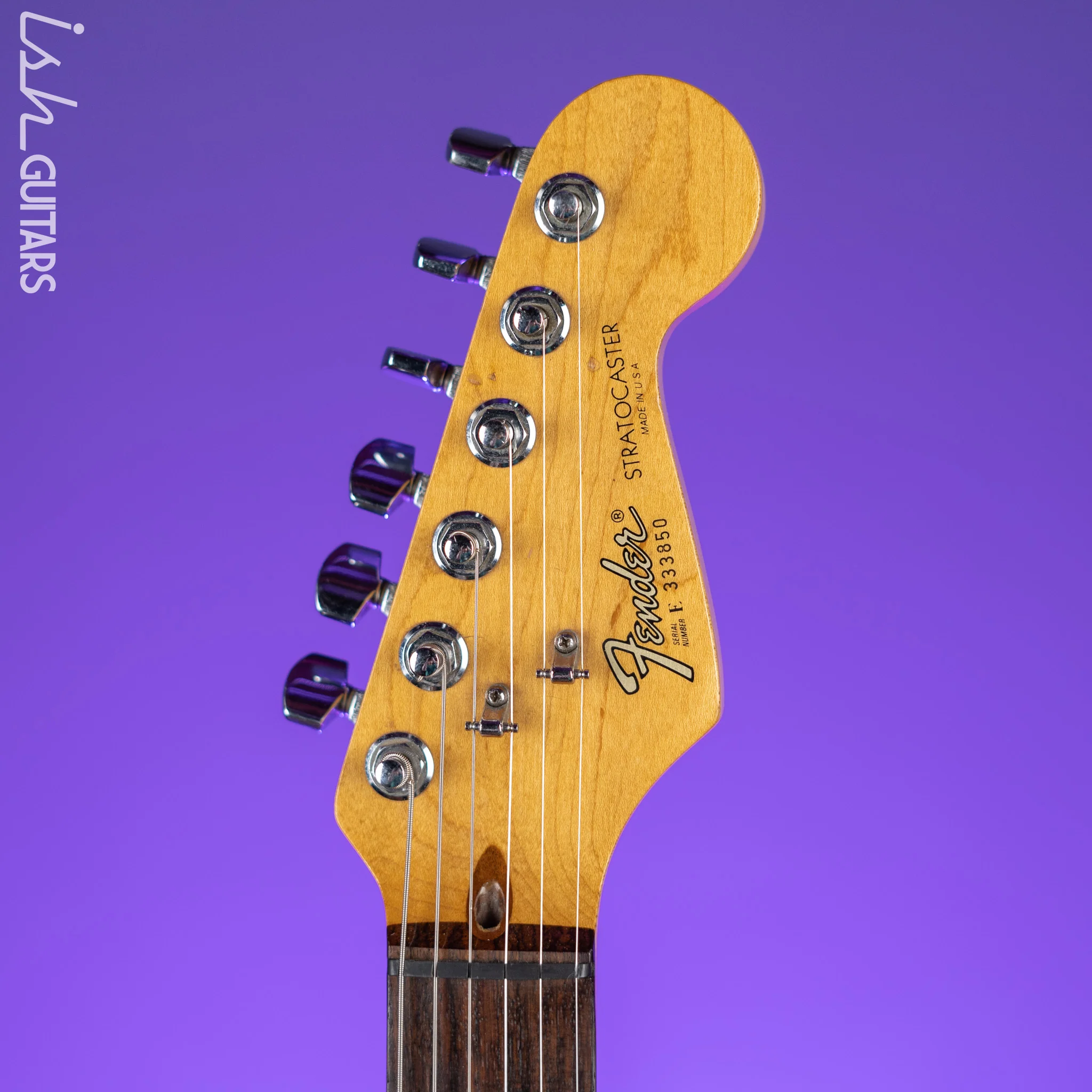1983-1984 Fender Elite Stratocaster Red Scalloped Fretboard Wild Cherry - Image 5