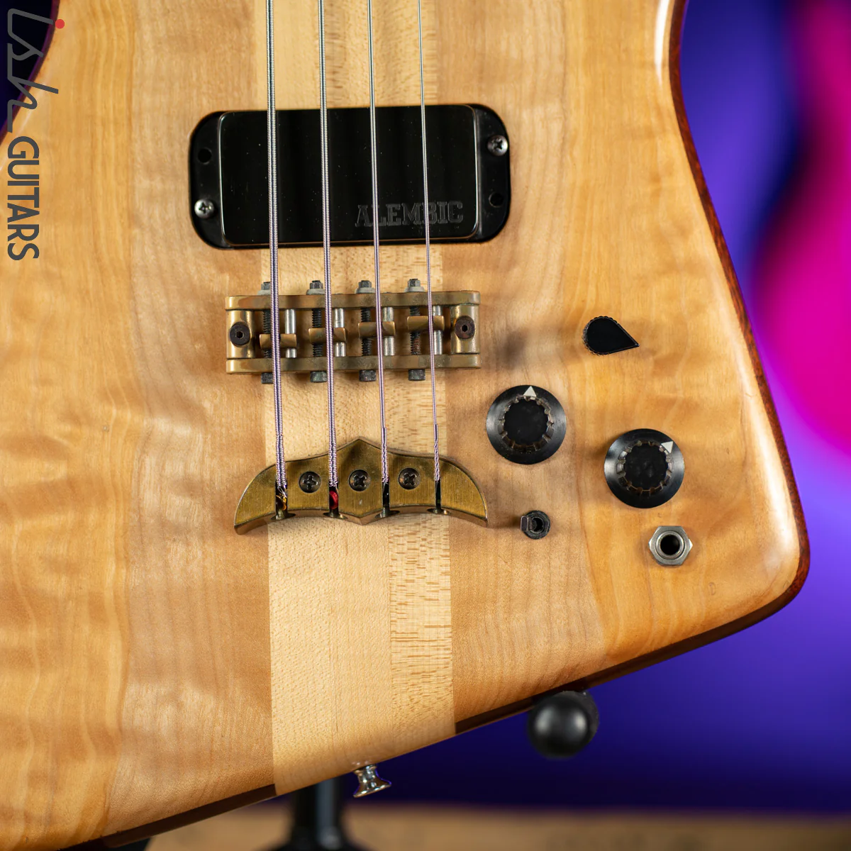 1984 Alembic Exploiter Bass Natural Rare! - Image 4