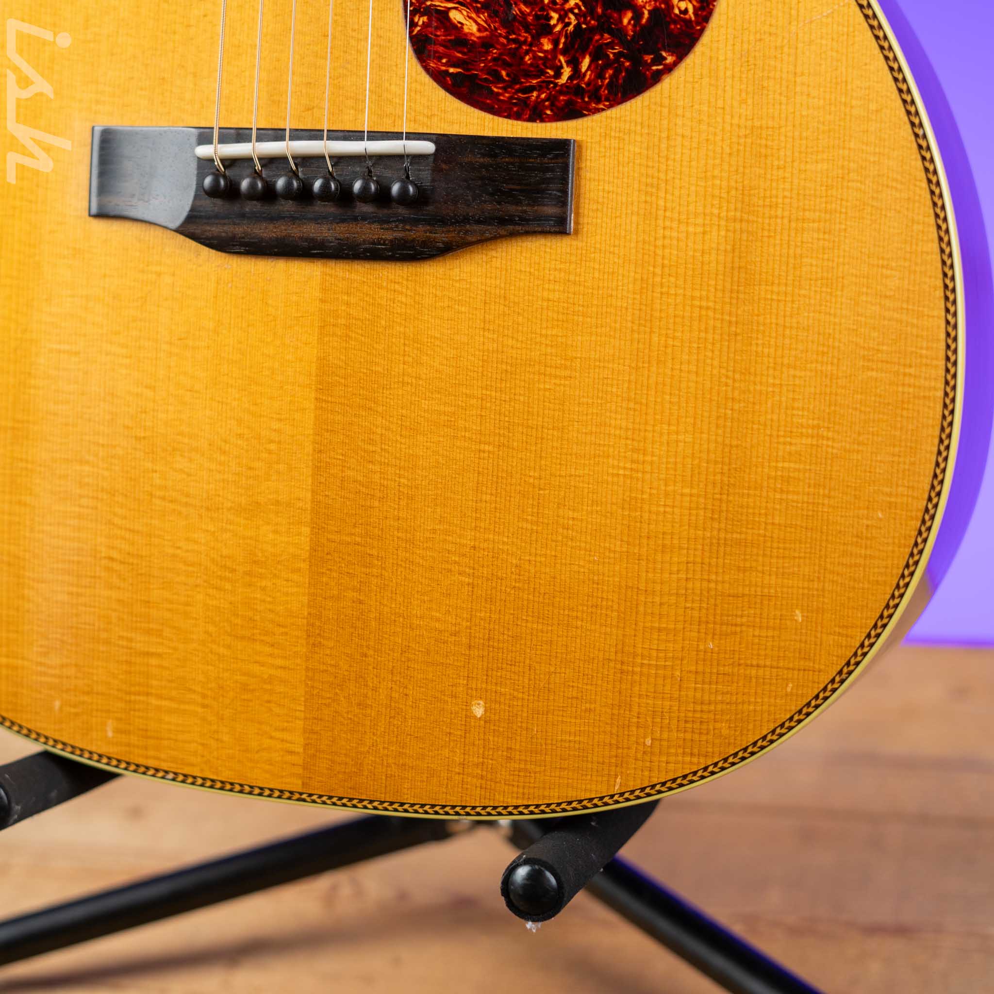 1986 Franklin Guitar Co. OM-28 Acoustic Guitar Natural - Image 7