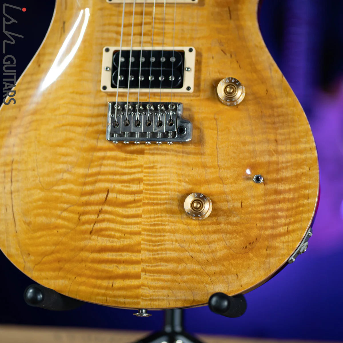 1986 PRS Custom 24 Amber #1625 - Image 4