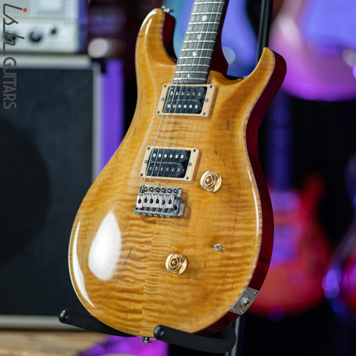 1986 PRS Custom 24 Amber #1625 - Image 6