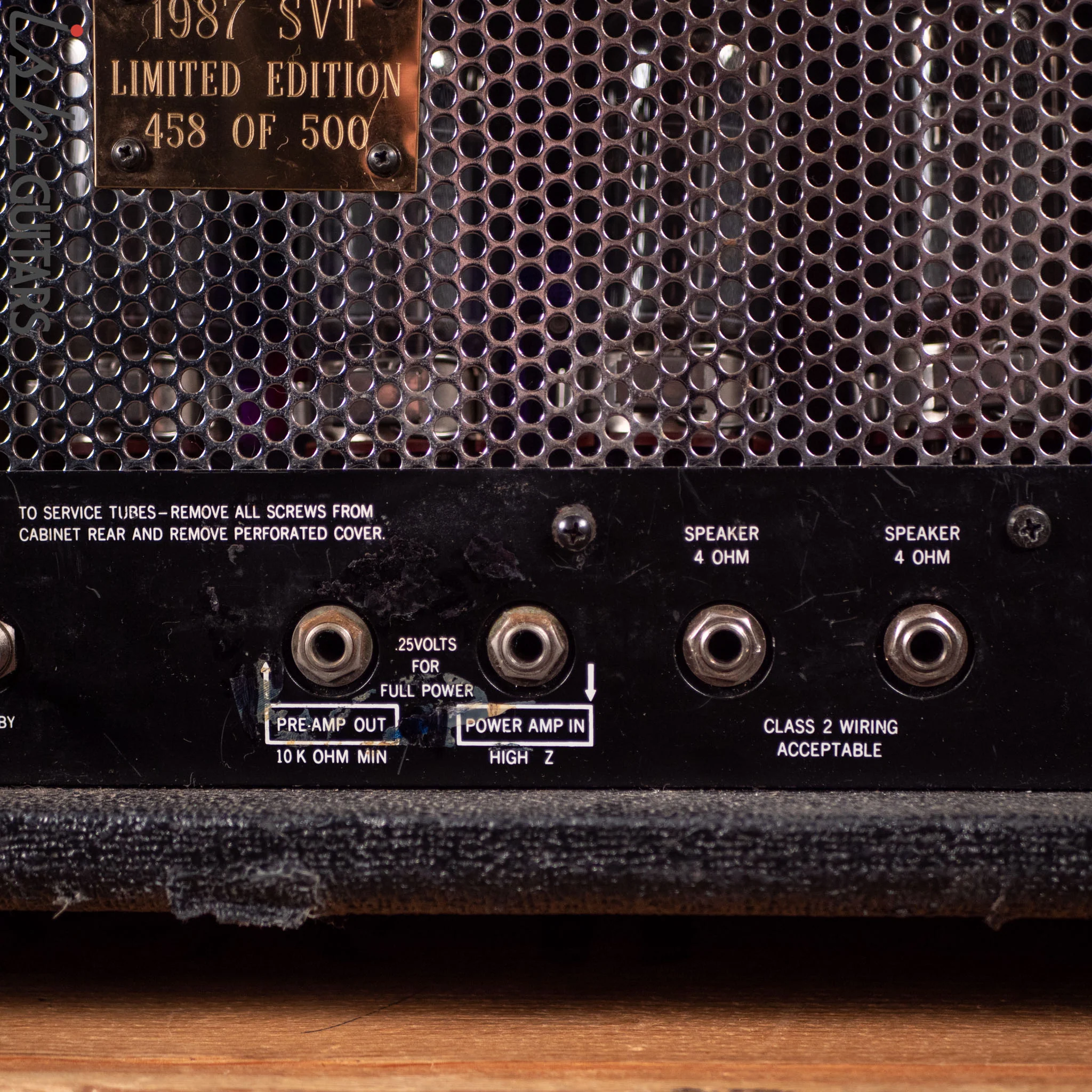 1987 Ampeg SVT Limited Edition Bass Amp Head 458 of 500 - Image 10