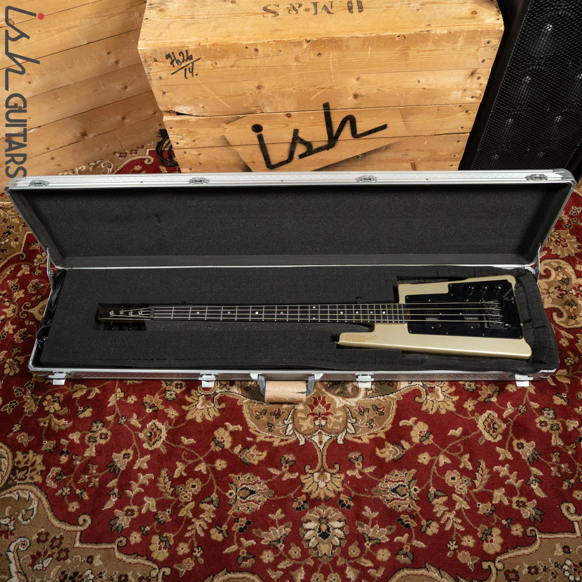 1987 Gibson 20/20 Ned Steinberger Bass Guitar RARE Silver Luna - Image 20