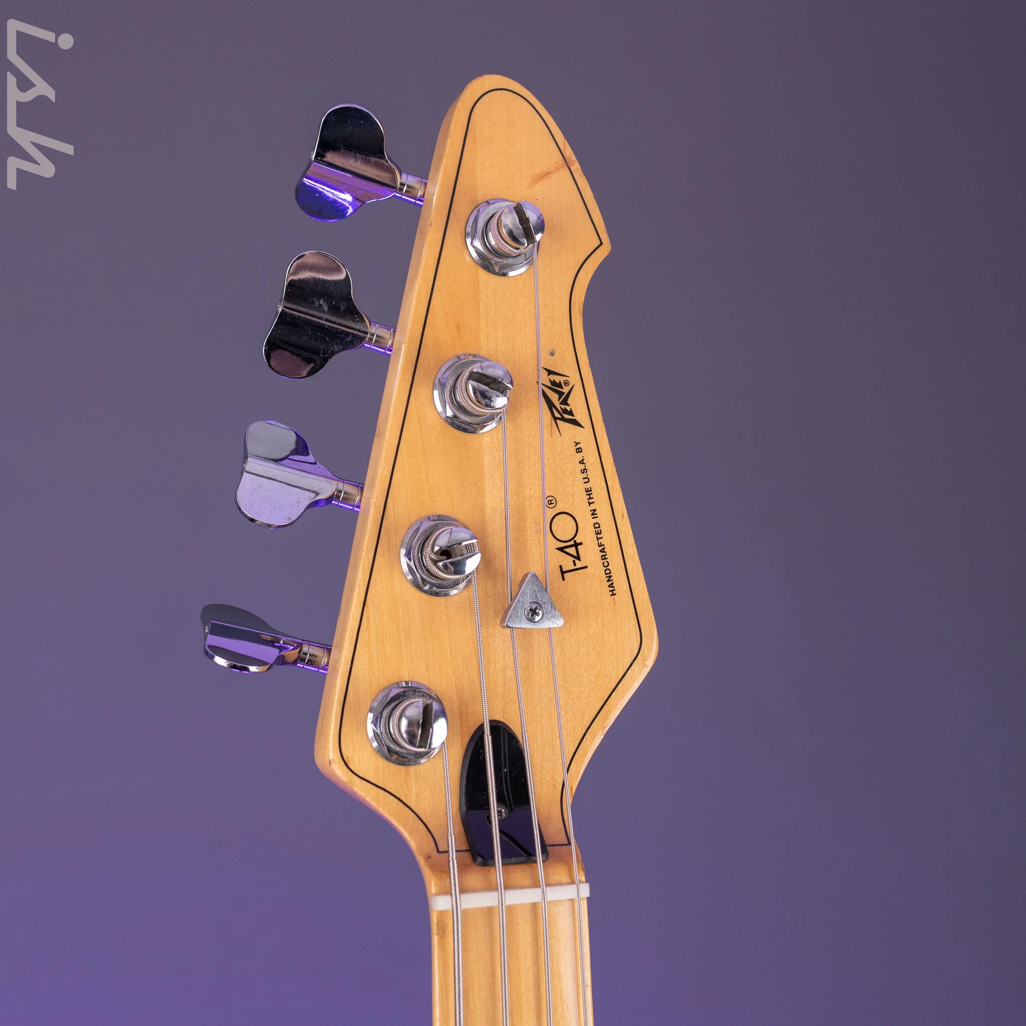 1987 Peavey T-40 Bass Guitar Black *As-Is* - Image 9