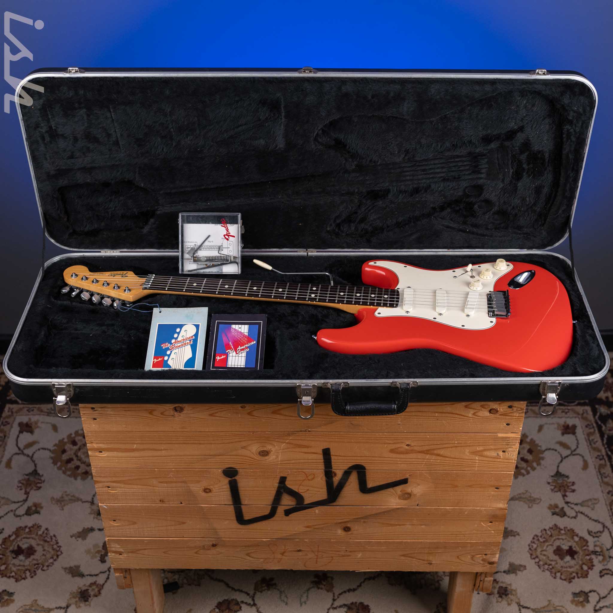 1988 Fender Stratocaster Plus Fiesta Red (Gilmore Switch Added) - Image 21