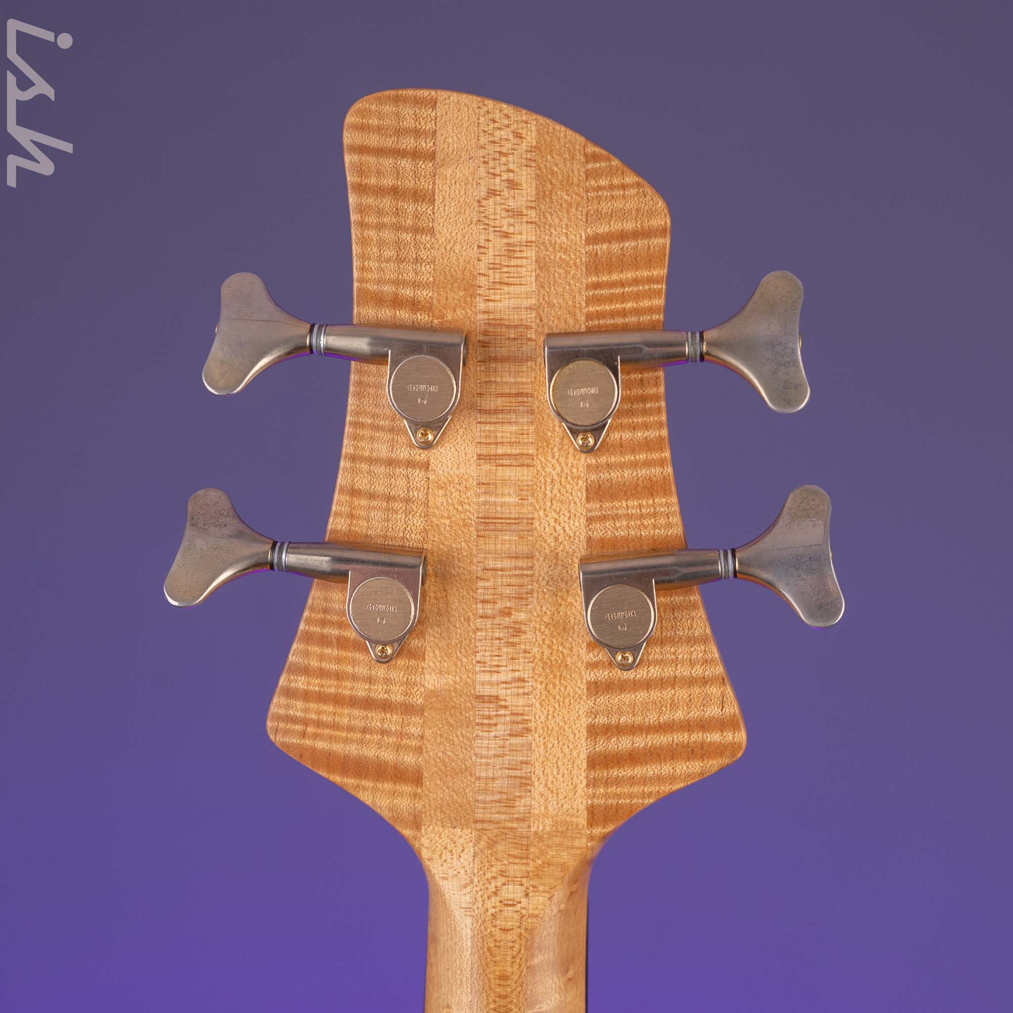 1988 Fodera Emperor 4-String Bass Bubinga Vintage Natural - Image 13