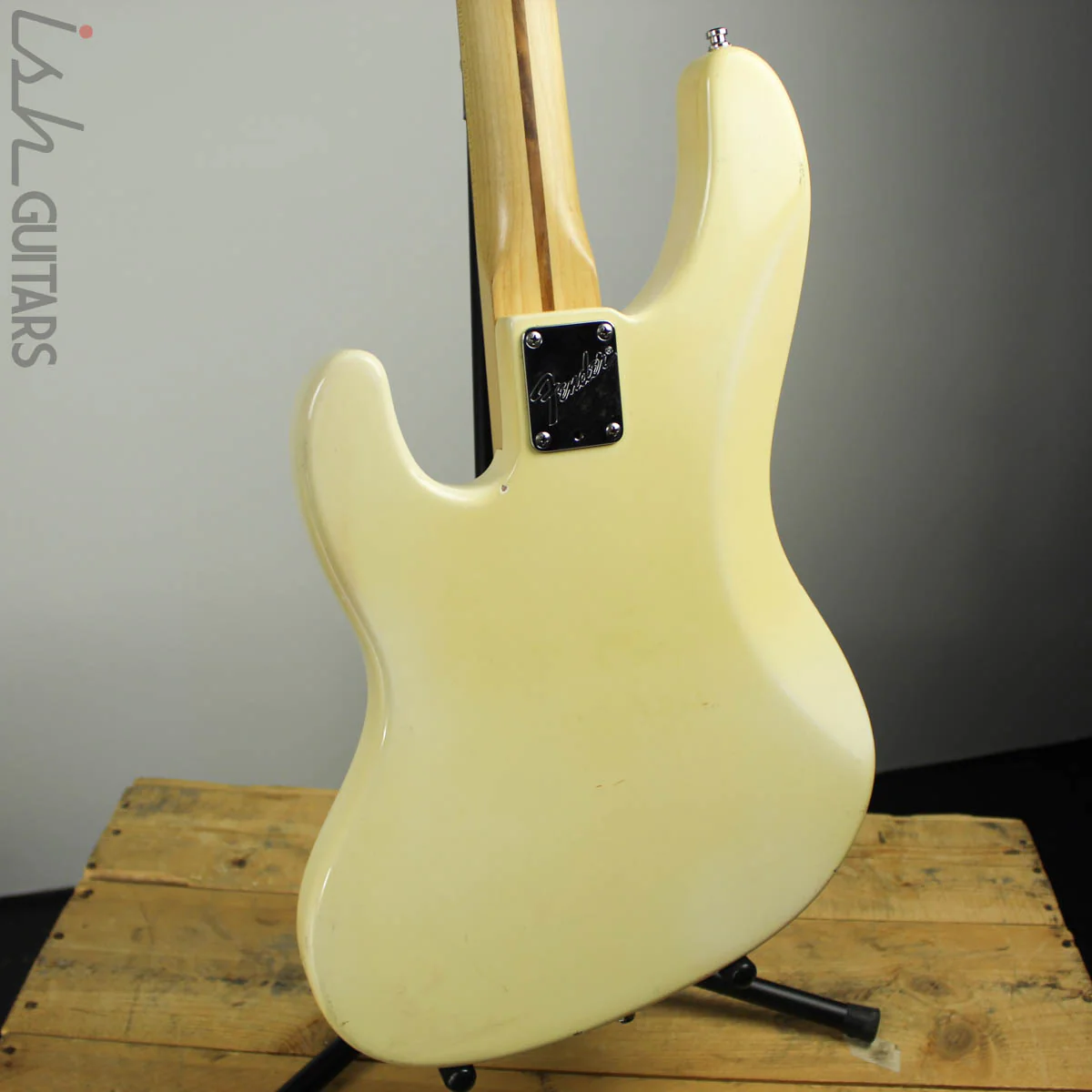 1989 Fender Jazz Bass Olympic White - Image 7