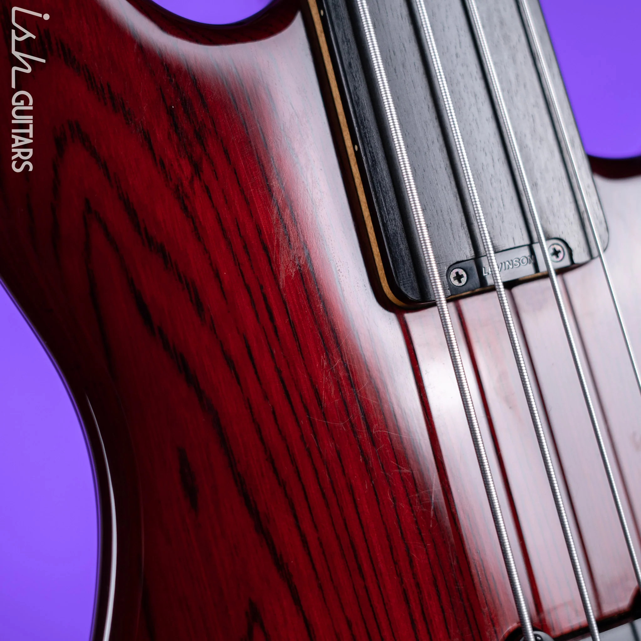 1989 Levinson Blade B4 See Thru Red - Image 8