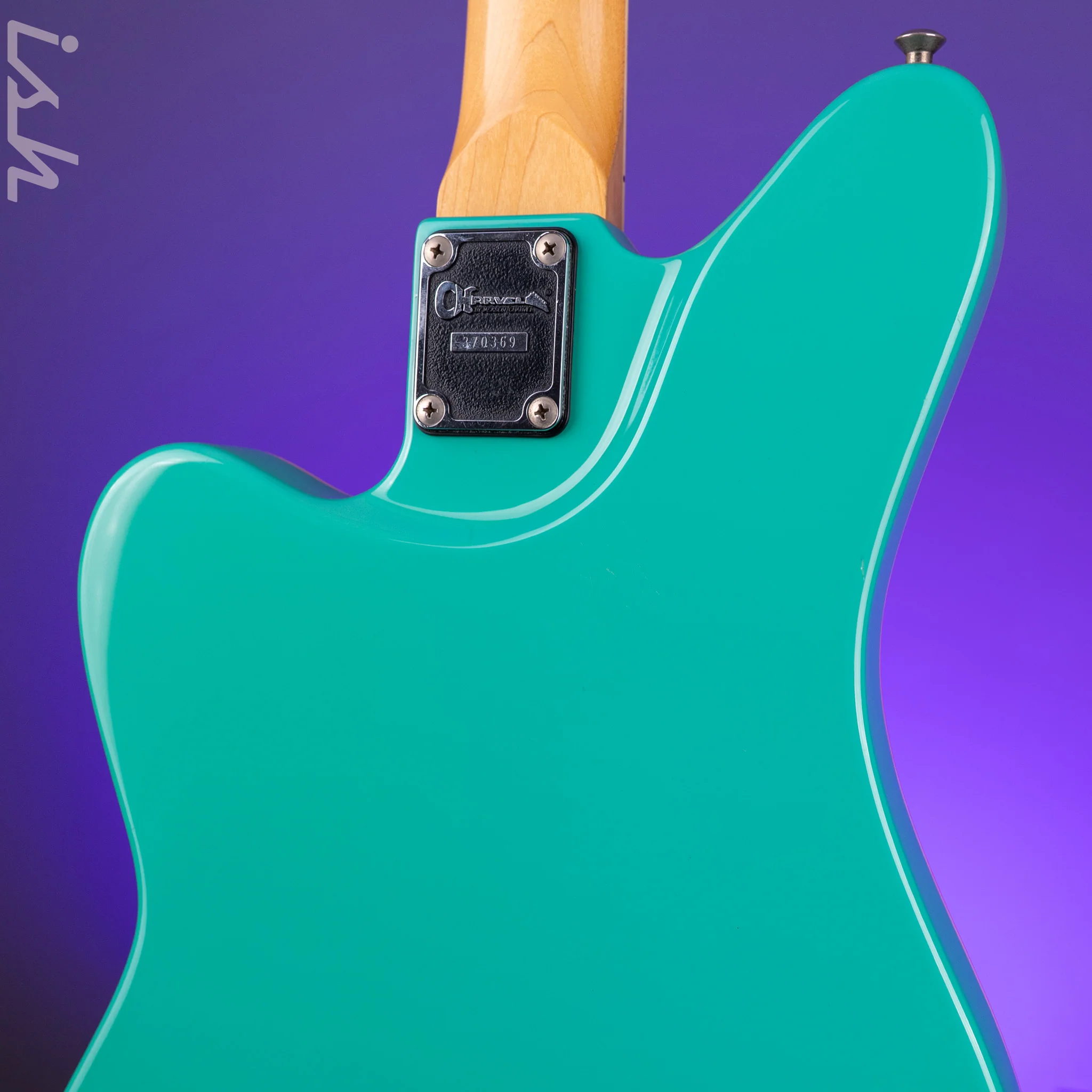 1990 Charvel Surfcaster 4 Turquoise - Image 14
