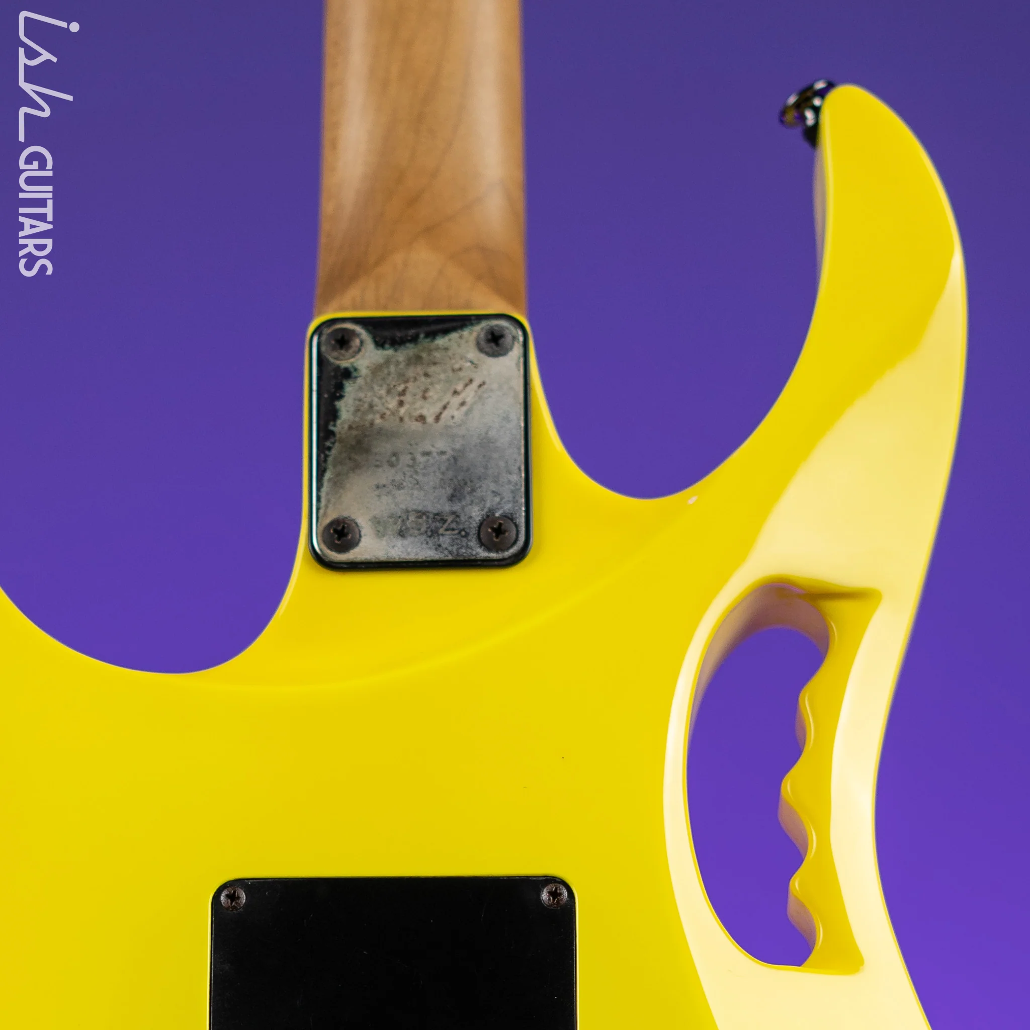 1990 Ibanez JEM 777 Steve Vai Signature Desert Yellow *Signed* - Image 12