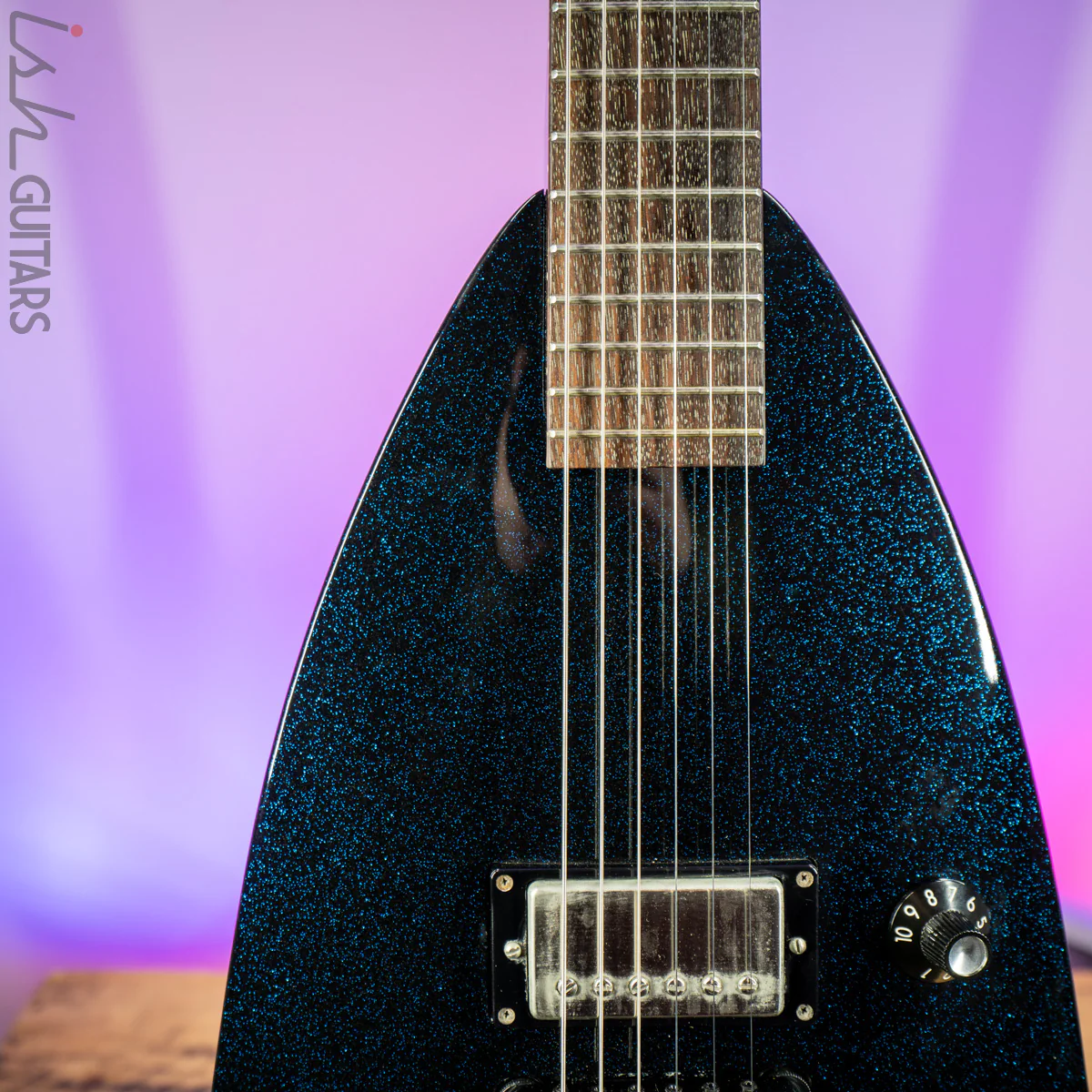 1990's Jackson Roswell Rhoads Pro Blue Sparkle MIJ - Image 3