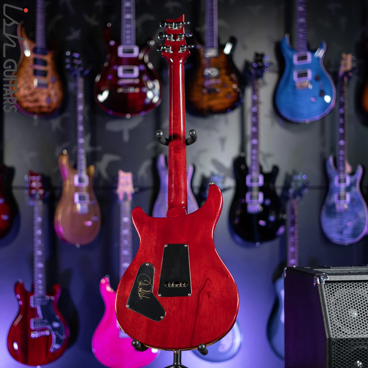 1990 PRS Custom 24 Amber Brazilian Rosewood Sweet Switch - Image 9