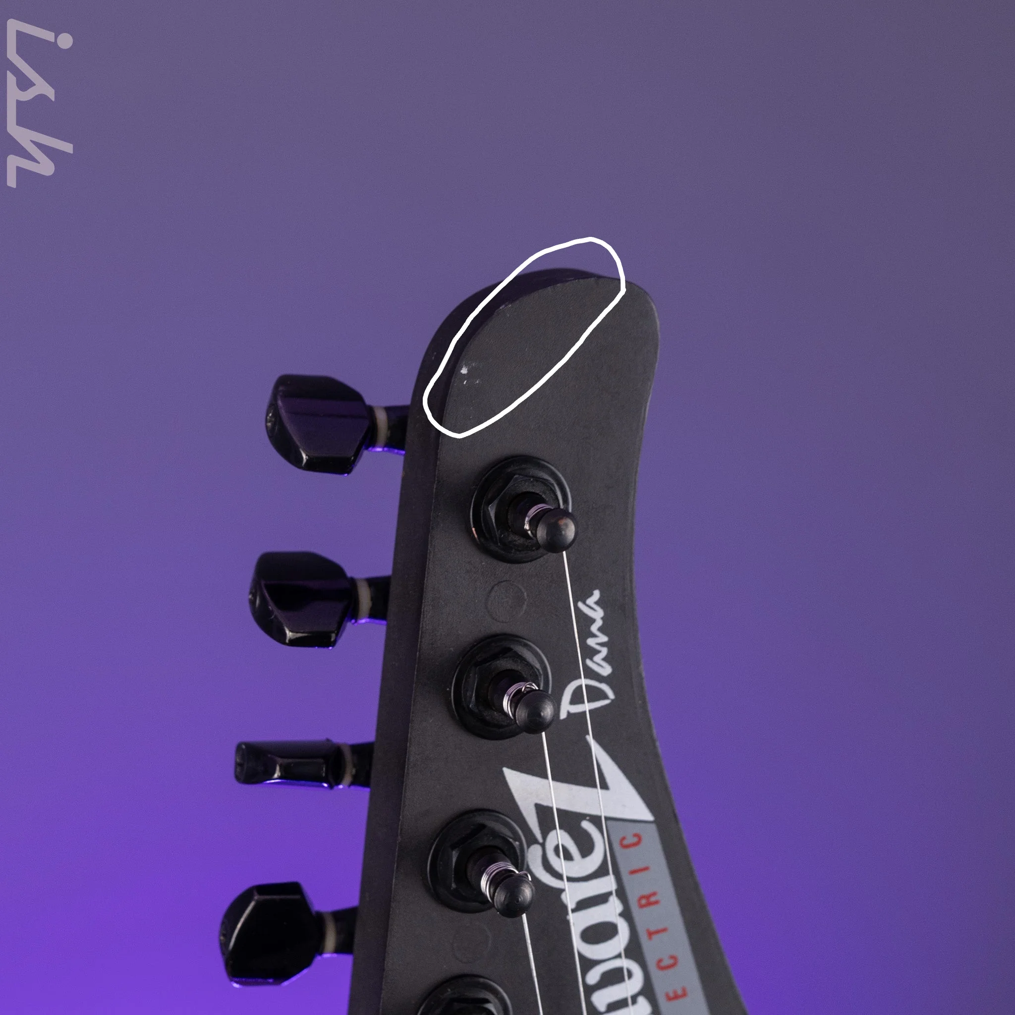 1990's Alvarez Dana Scoop Black Floyd Modulus Graphite Neck - Image 12