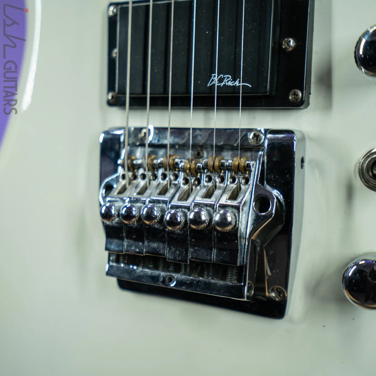 1990's B.C. Rich Mockingbird White Kahler Tremolo - Image 12