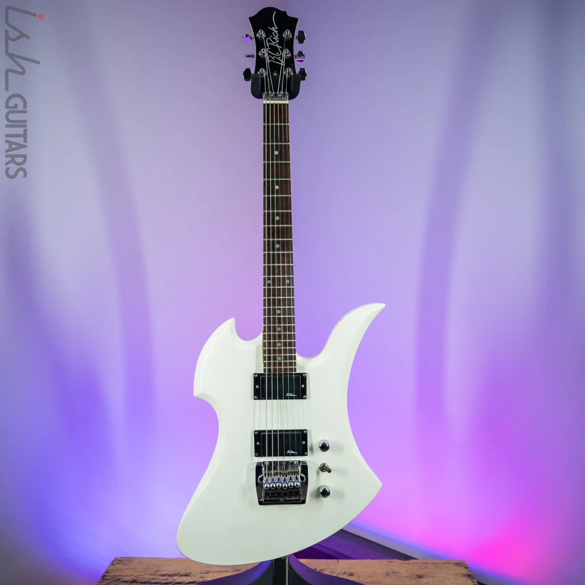1990's B.C. Rich Mockingbird White Kahler Tremolo - Image 2
