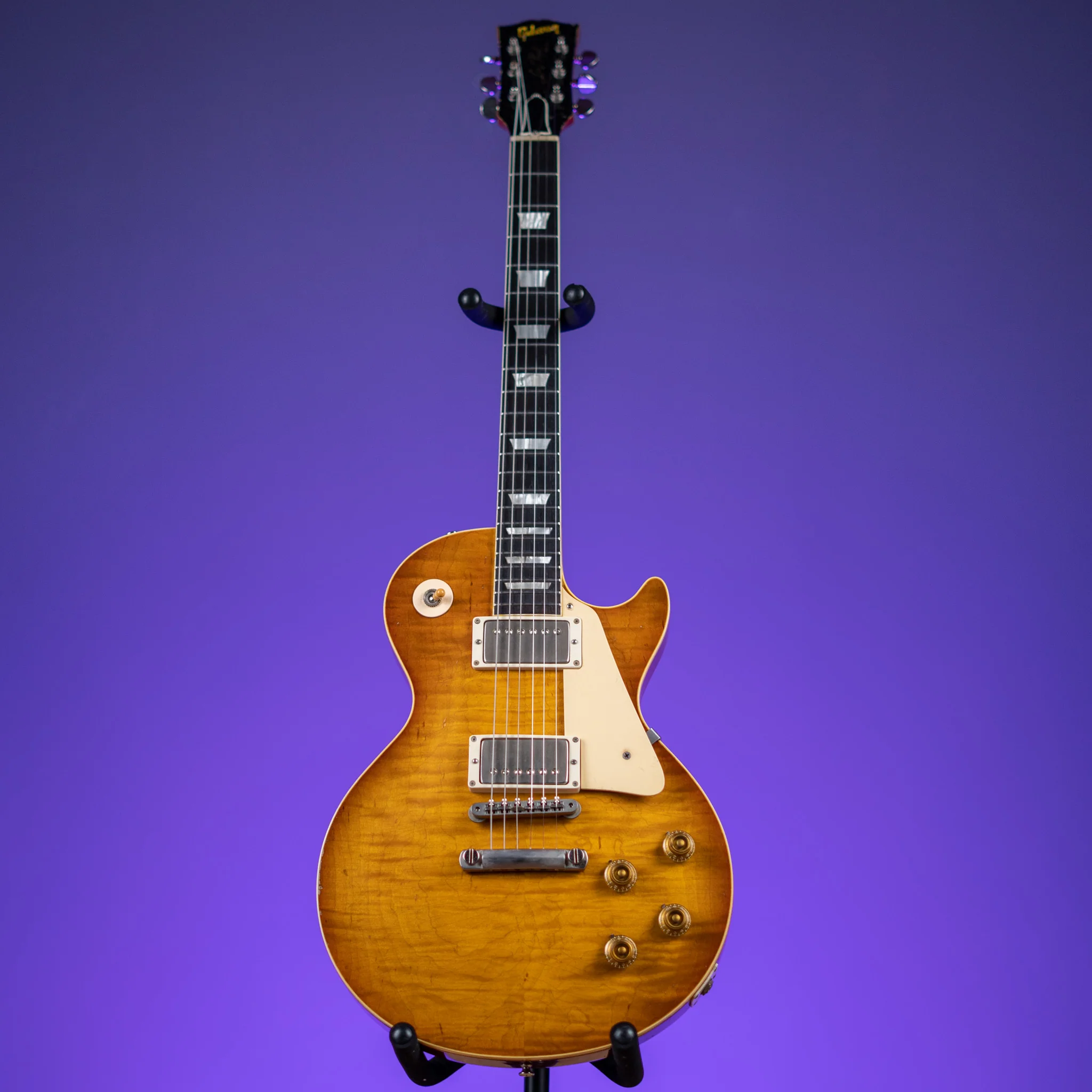 1990's Max Burst Gibson Les Paul Copy Dark Lemon Burst - Image 2