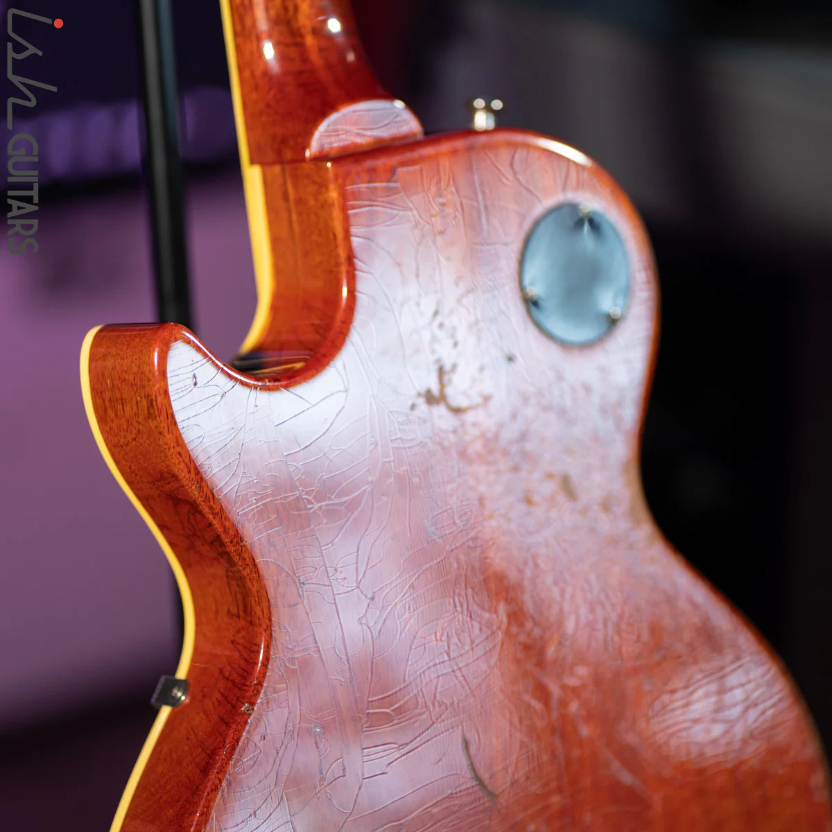 1990's Max Burst Gibson Les Paul Copy Dark Lemon Burst - Image 19