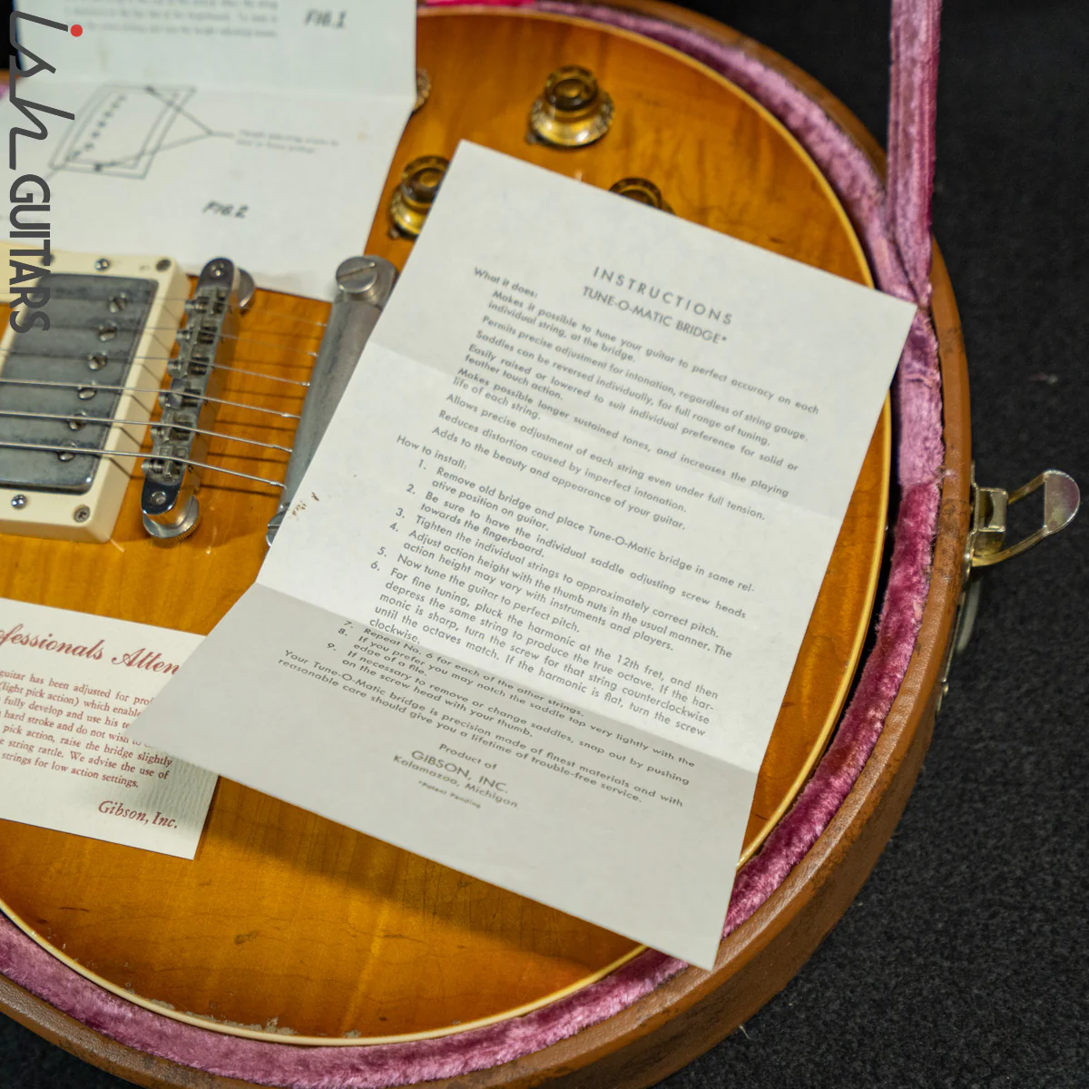 1990's Max Burst Gibson Les Paul Copy Dark Lemon Burst - Image 29