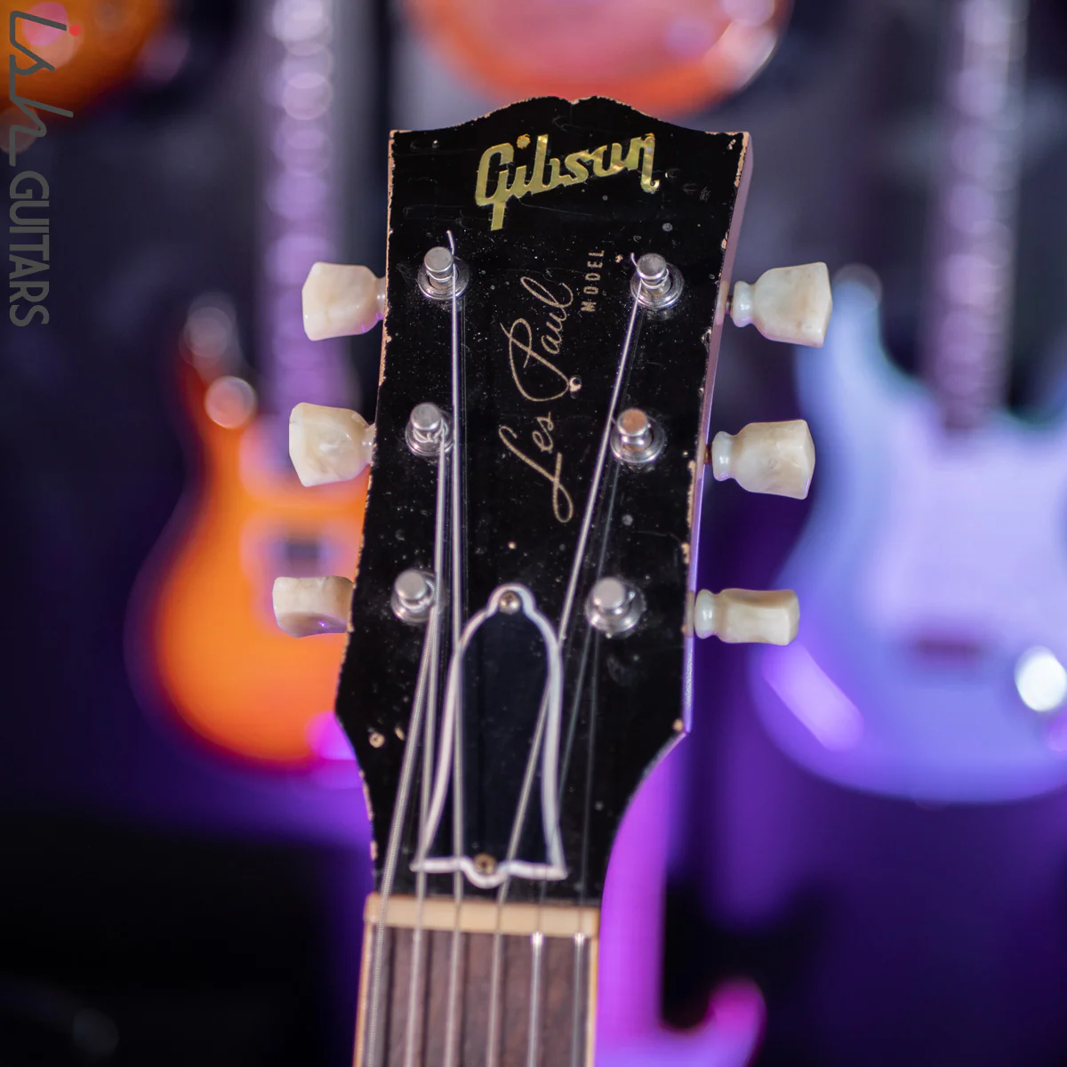 1990s Max Burst "Gibson" Les Paul Lemon Burst Double White PAF - Image 9