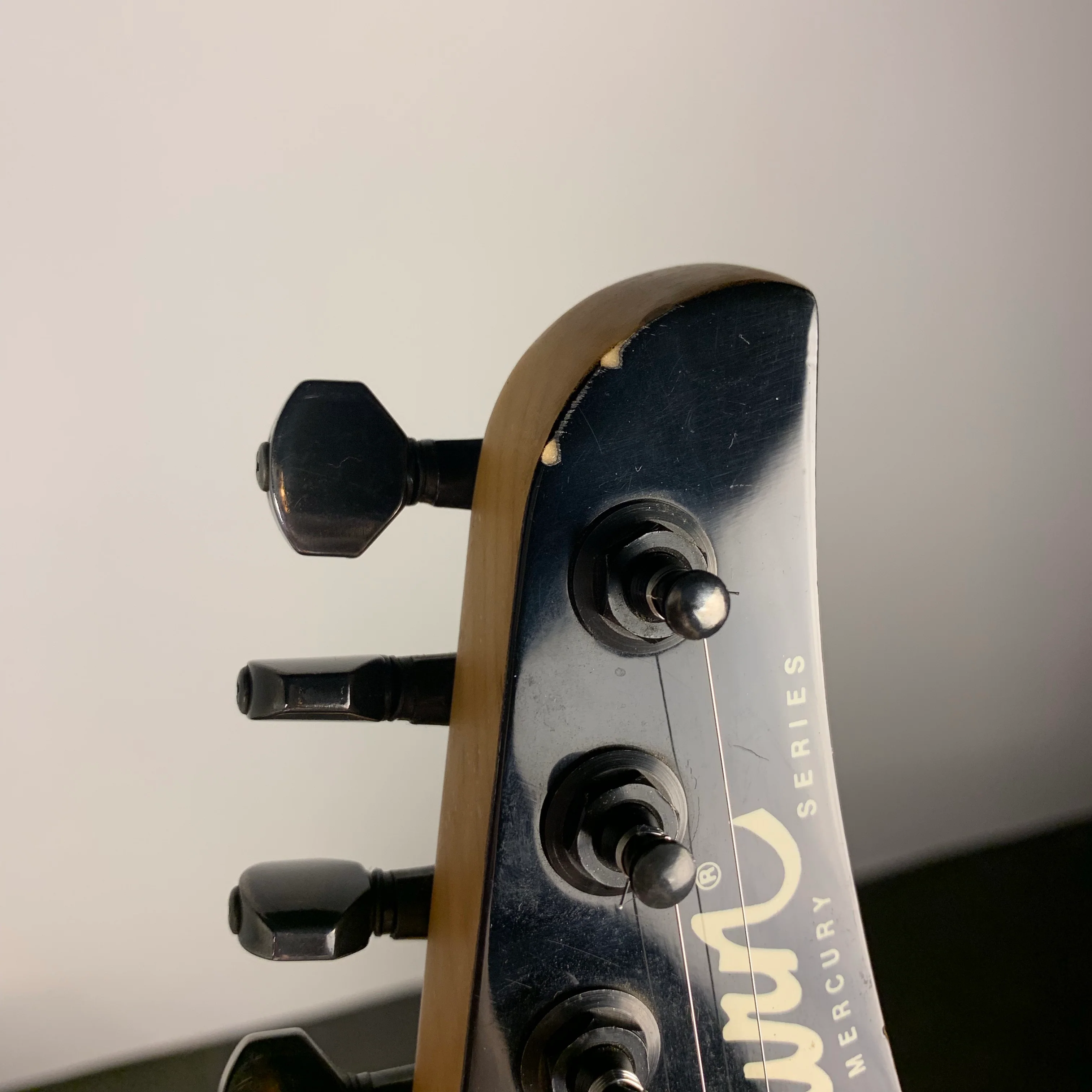 1990s Washburn MG-44 Black Cherry Sparkle - Image 20