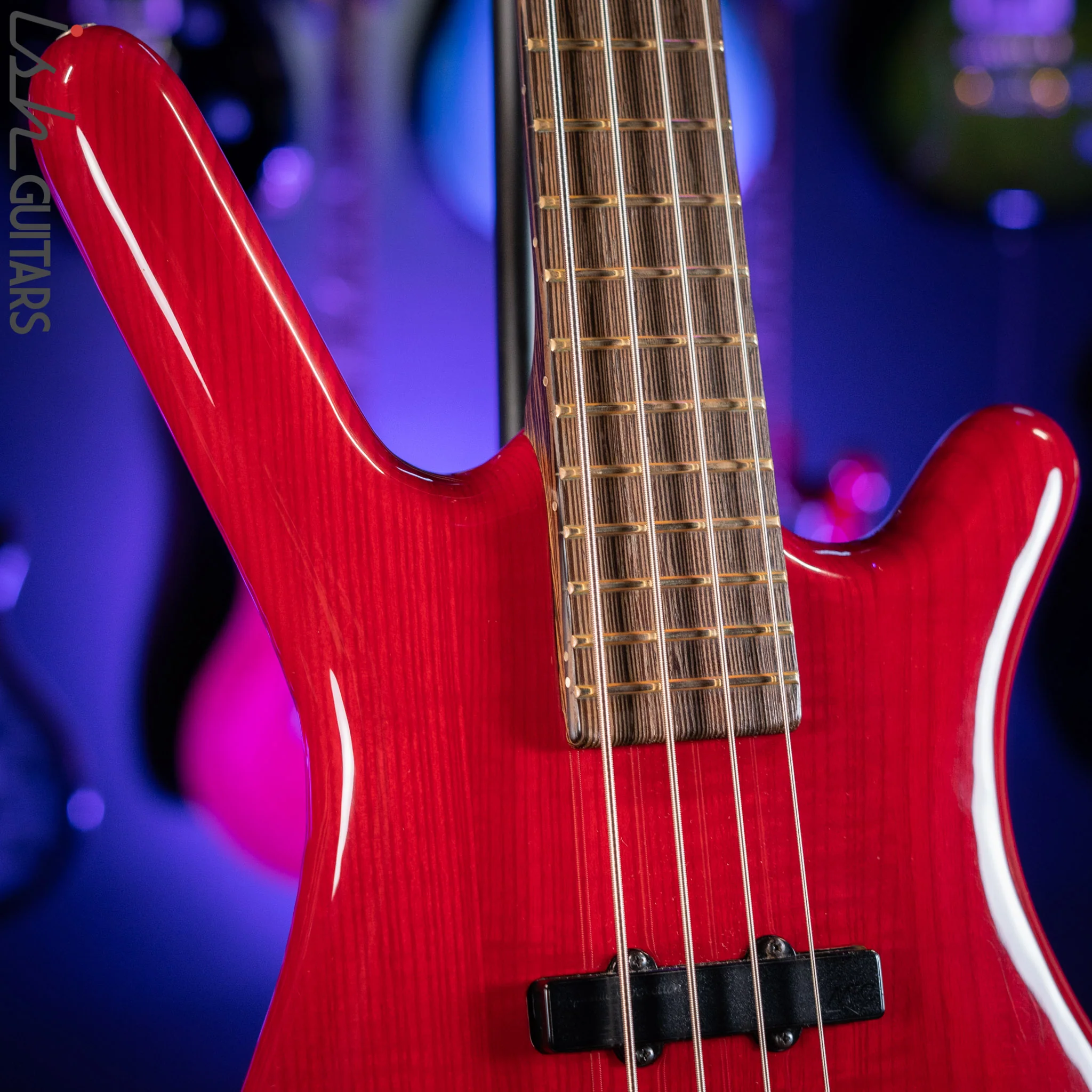 1992 Warwick Pro Line Corvette Red - Image 3