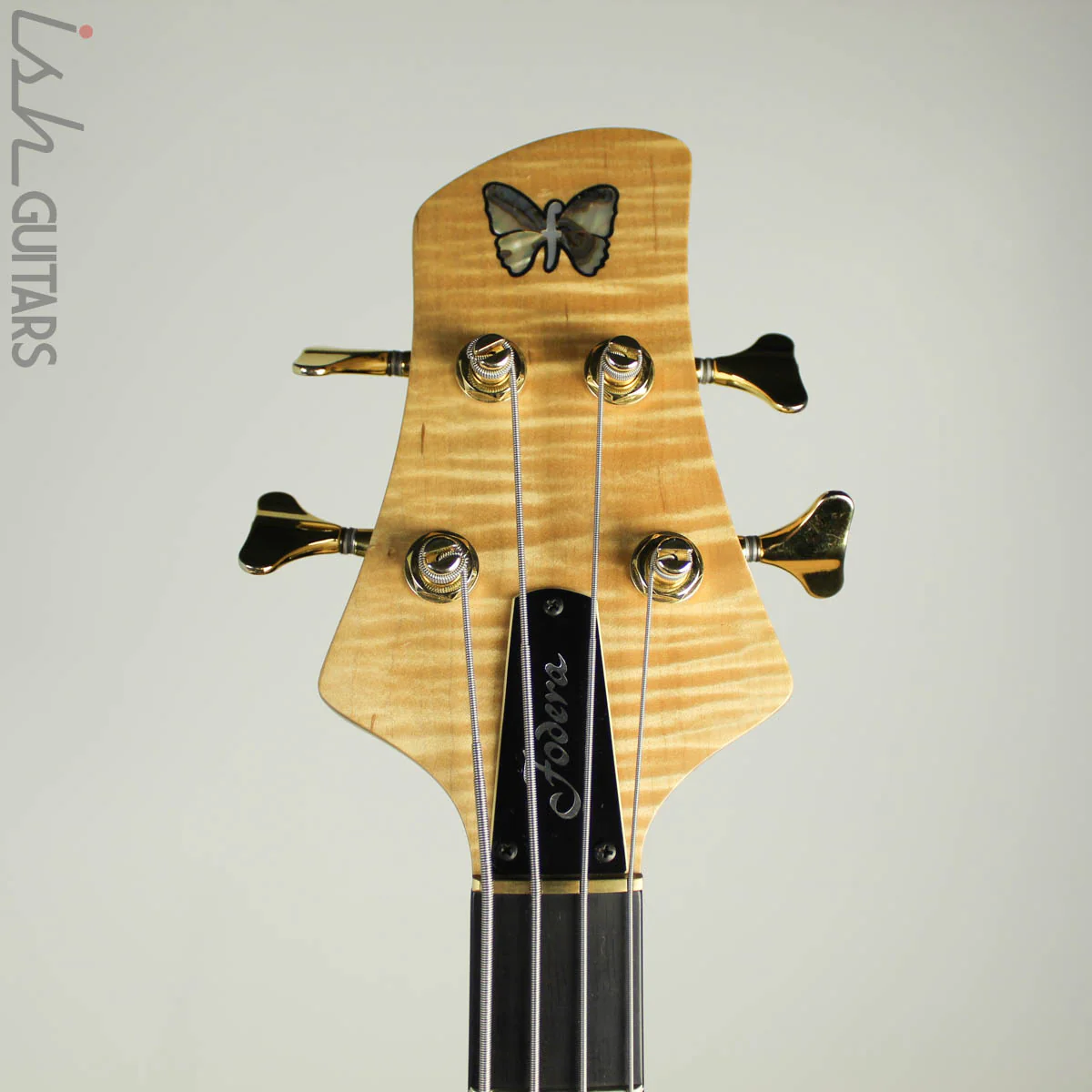 1993 Fodera Monarch 4-String Bass Guitar Haz Bartolini - Image 6