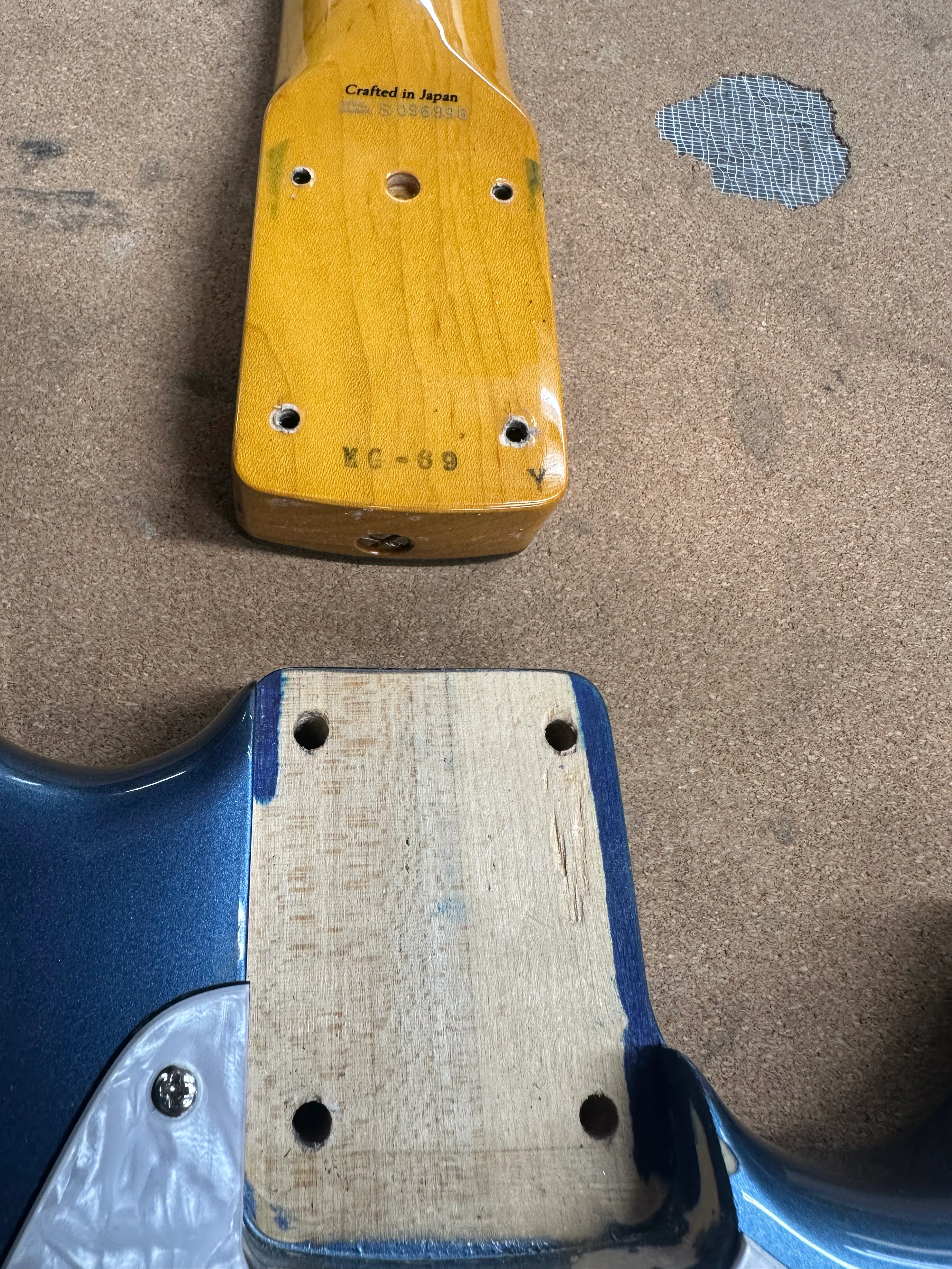 1994 Fender MG-69 MIJ Mustang Blue - Image 25
