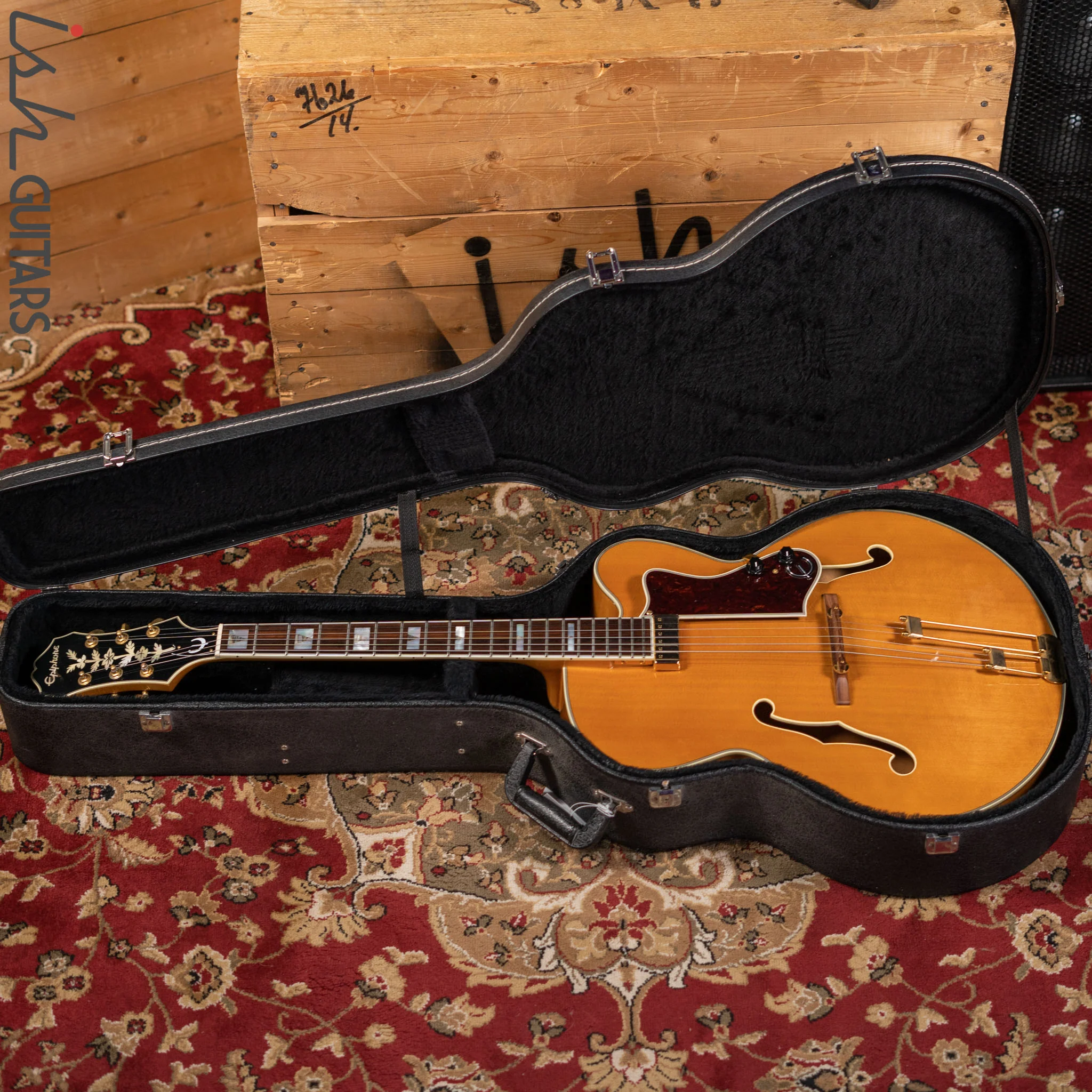 1995 Epiphone Emperor Regent Archtop Natural - Image 16