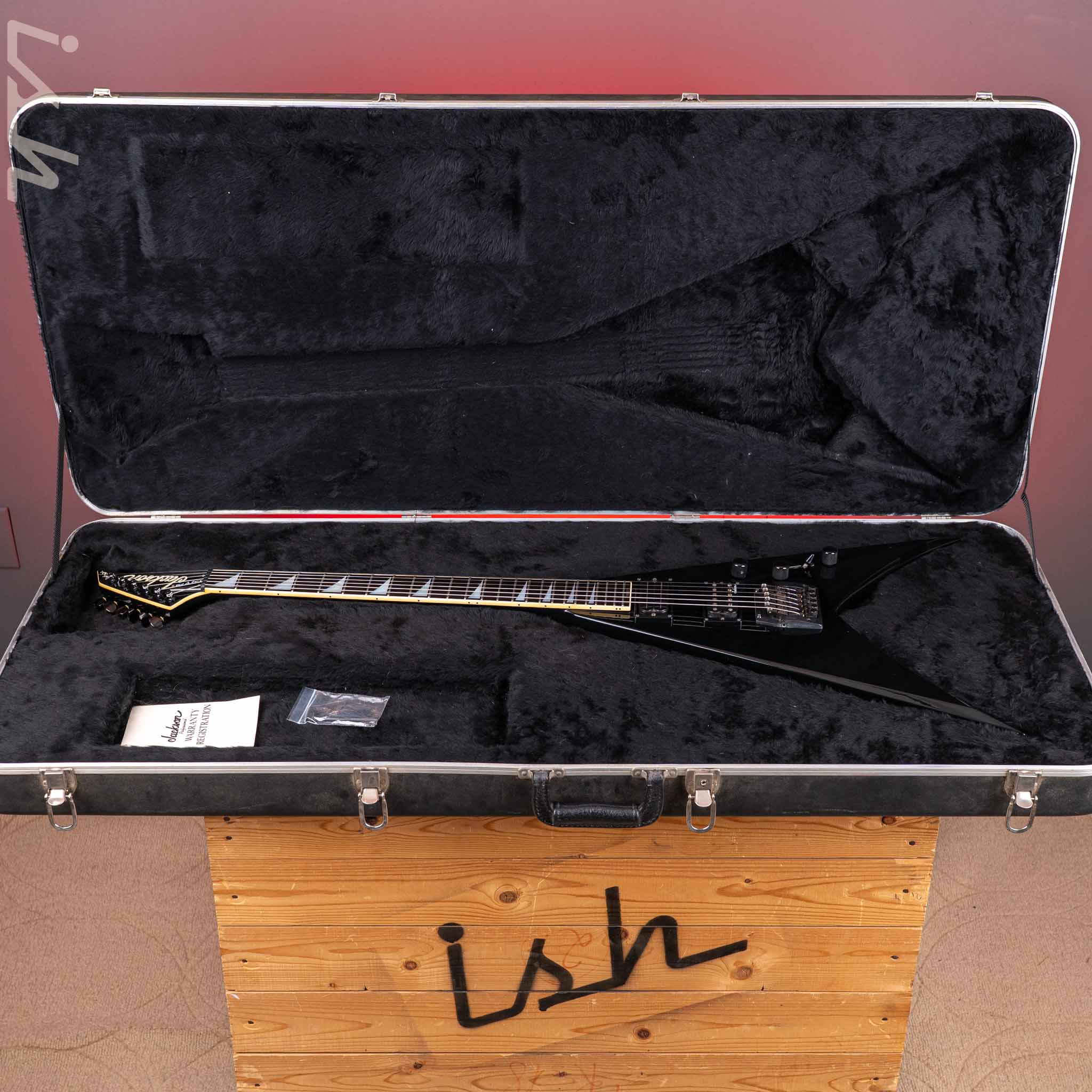 1995 Jackson Dave Mustaine King V Pro Black - Image 27