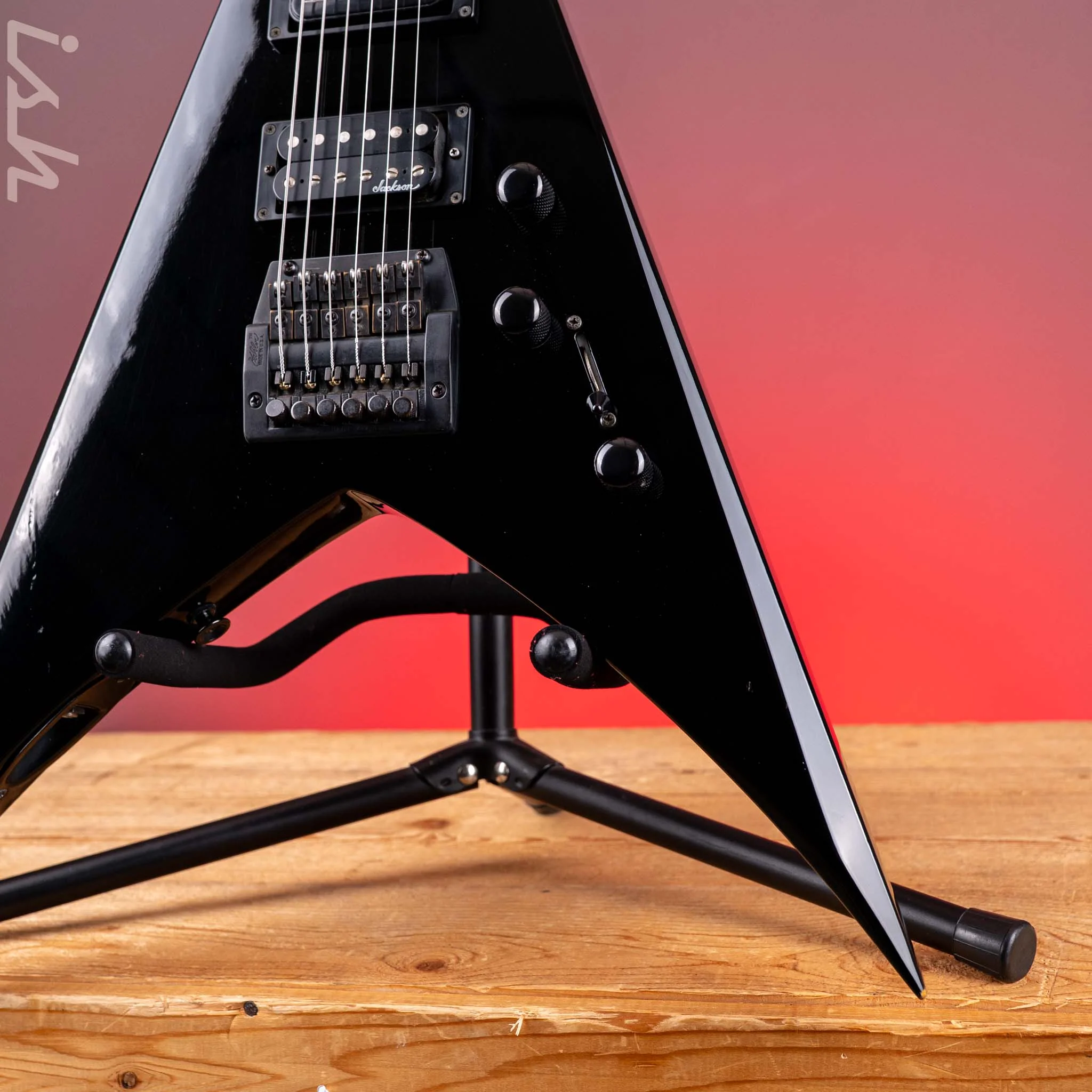 1995 Jackson Dave Mustaine King V Pro Black - Image 5