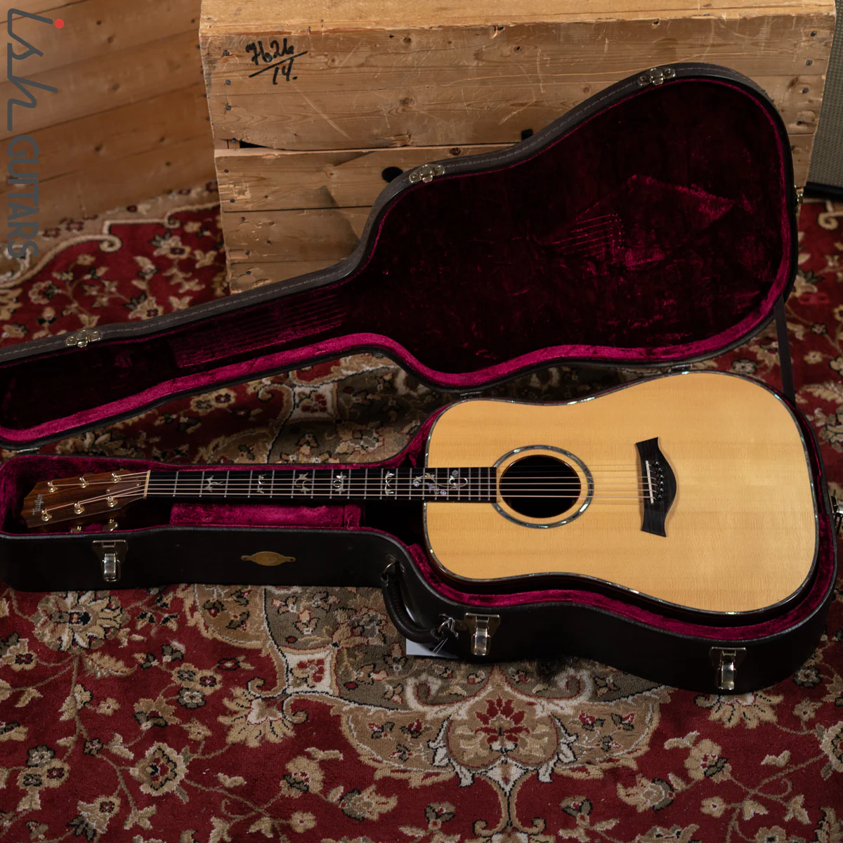 1995 Taylor 910 Acoustic Guitar Natural - Image 22