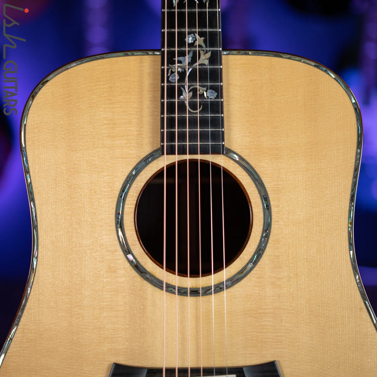 1995 Taylor 910 Acoustic Guitar Natural - Image 3