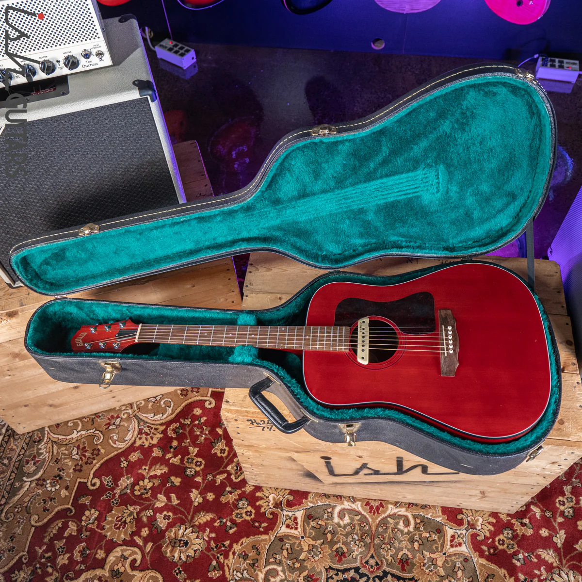 1995 USA Guild HR Wine Red RARE - Image 13