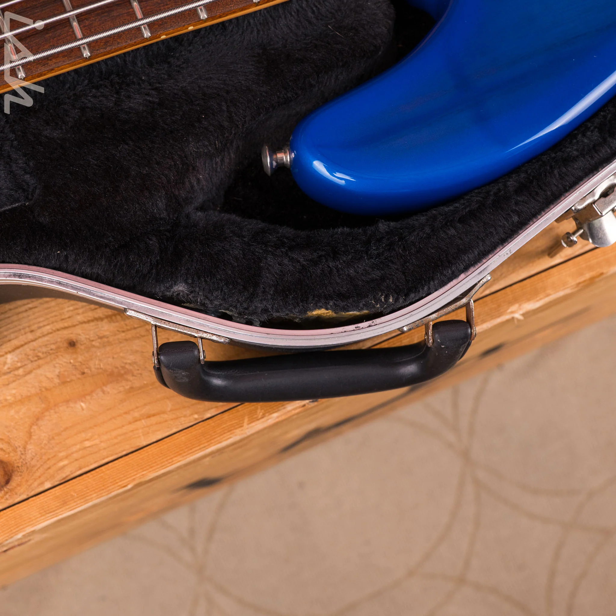 1996 Fender 50th Anniversary USA Jazz Bass Deluxe Active Blue Burst w/ EMG Pickups & Preamp - Image 20
