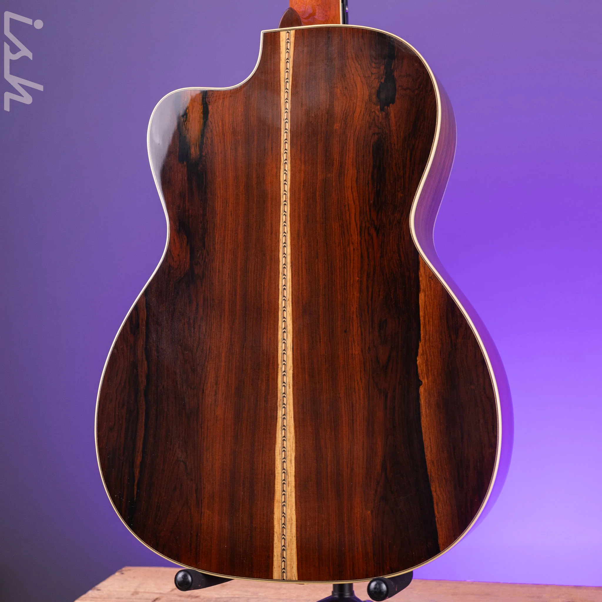 1997 Bourgeois OM SC Slotted Cutaway Brazilian 12 Fret Acoustic-Electric Guitar - Image 10