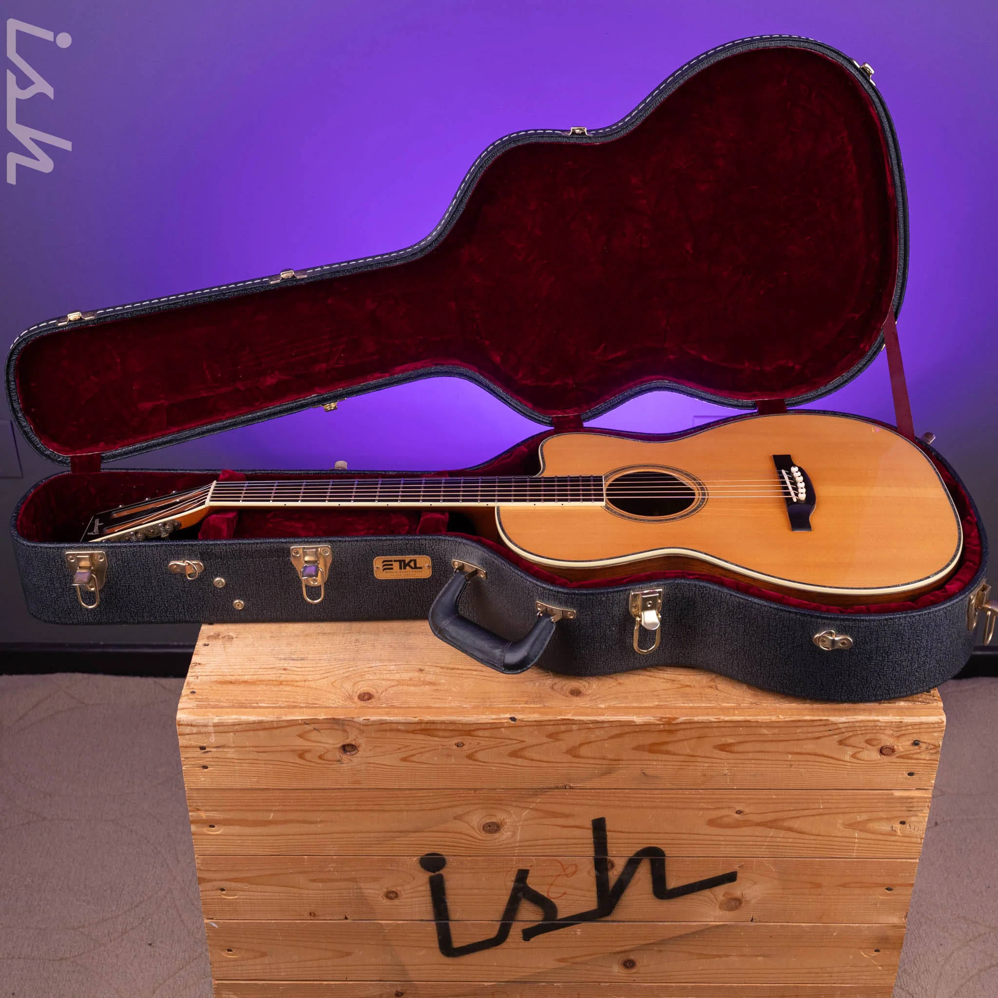 1997 Bourgeois OM SC Slotted Cutaway Brazilian 12 Fret Acoustic-Electric Guitar - Image 16