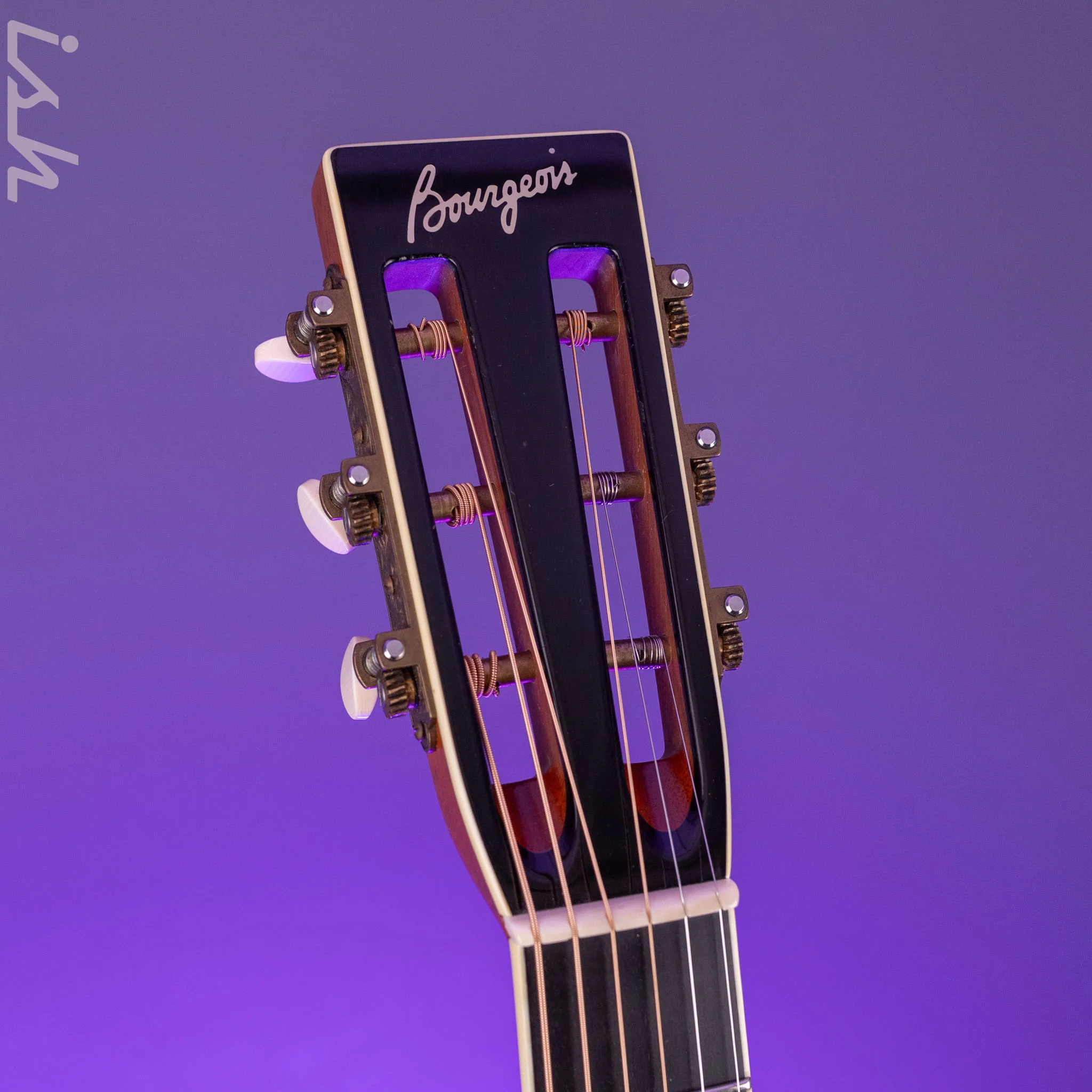 1997 Bourgeois OM SC Slotted Cutaway Brazilian 12 Fret Acoustic-Electric Guitar - Image 7