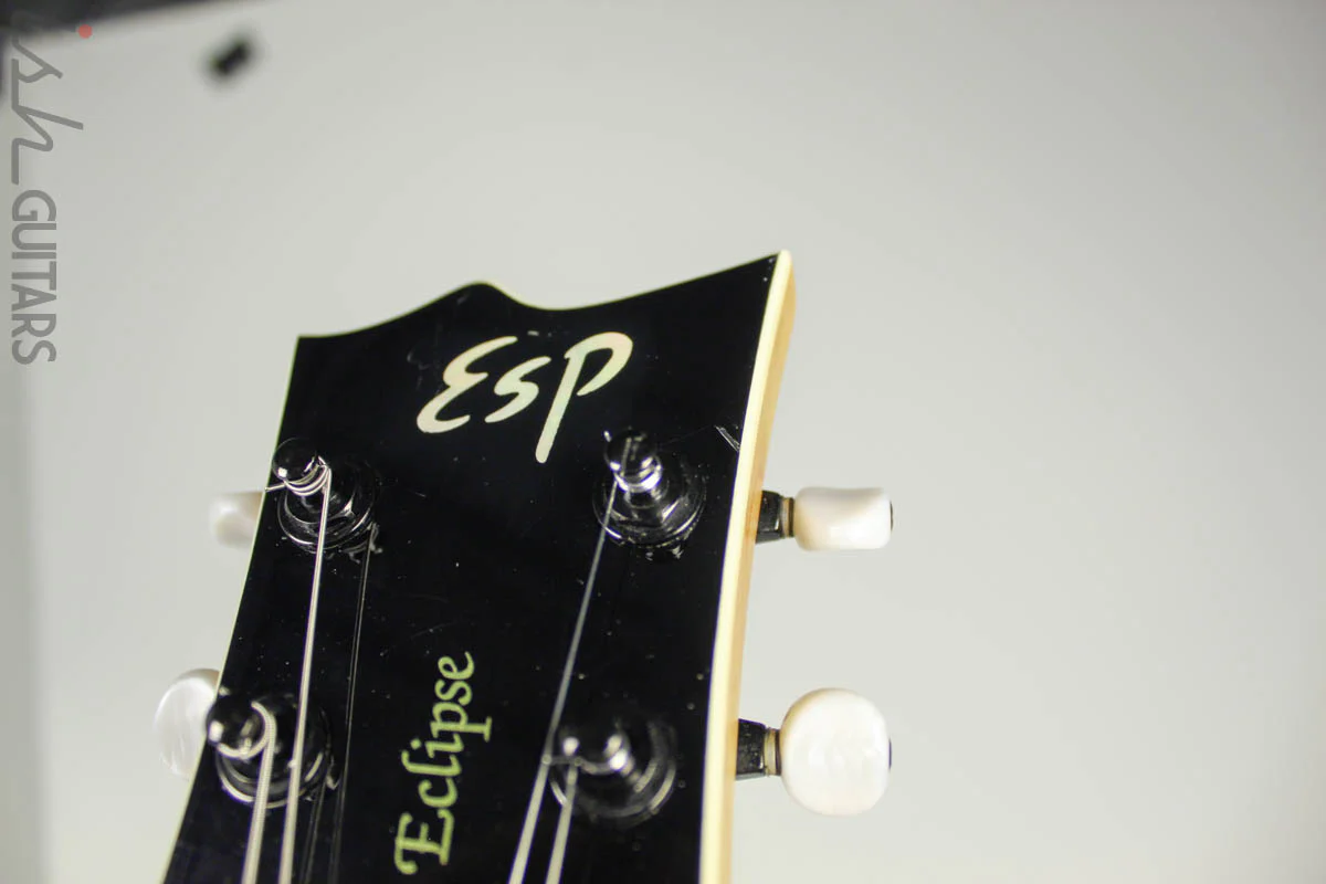 1997 ESP Eclipse Custom Floyd Rose Translucent Emerald Green - Image 15