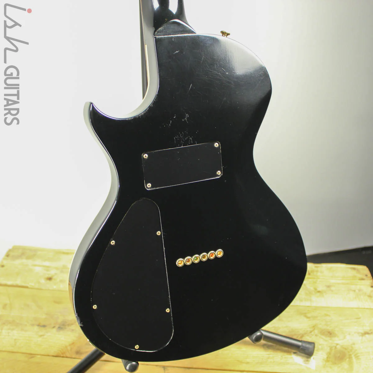 1997 Gibson BluesHawk Semihollow Black - Image 9