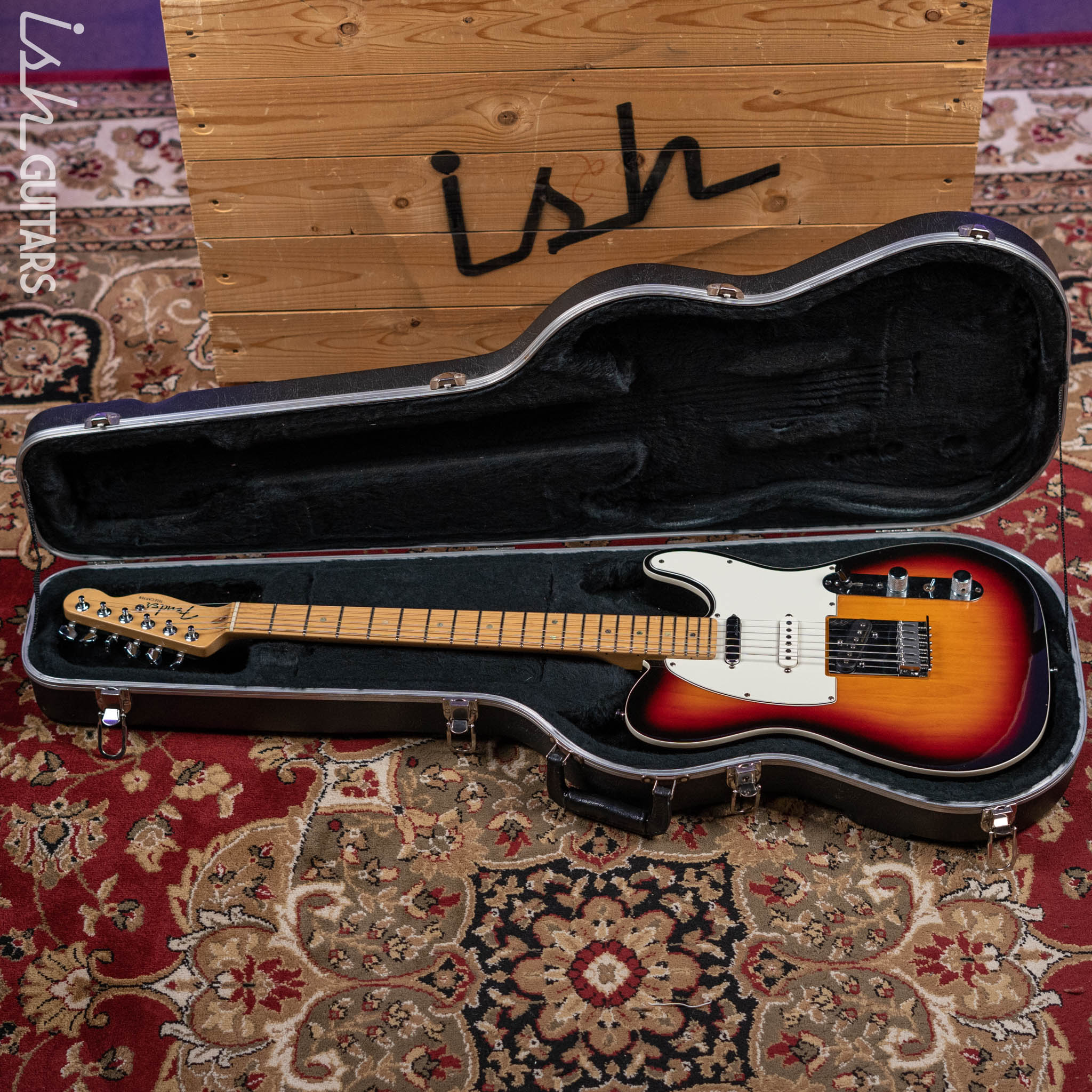 1998-1999 Fender American Deluxe Nashville Telecaster Sunburst - Image 18
