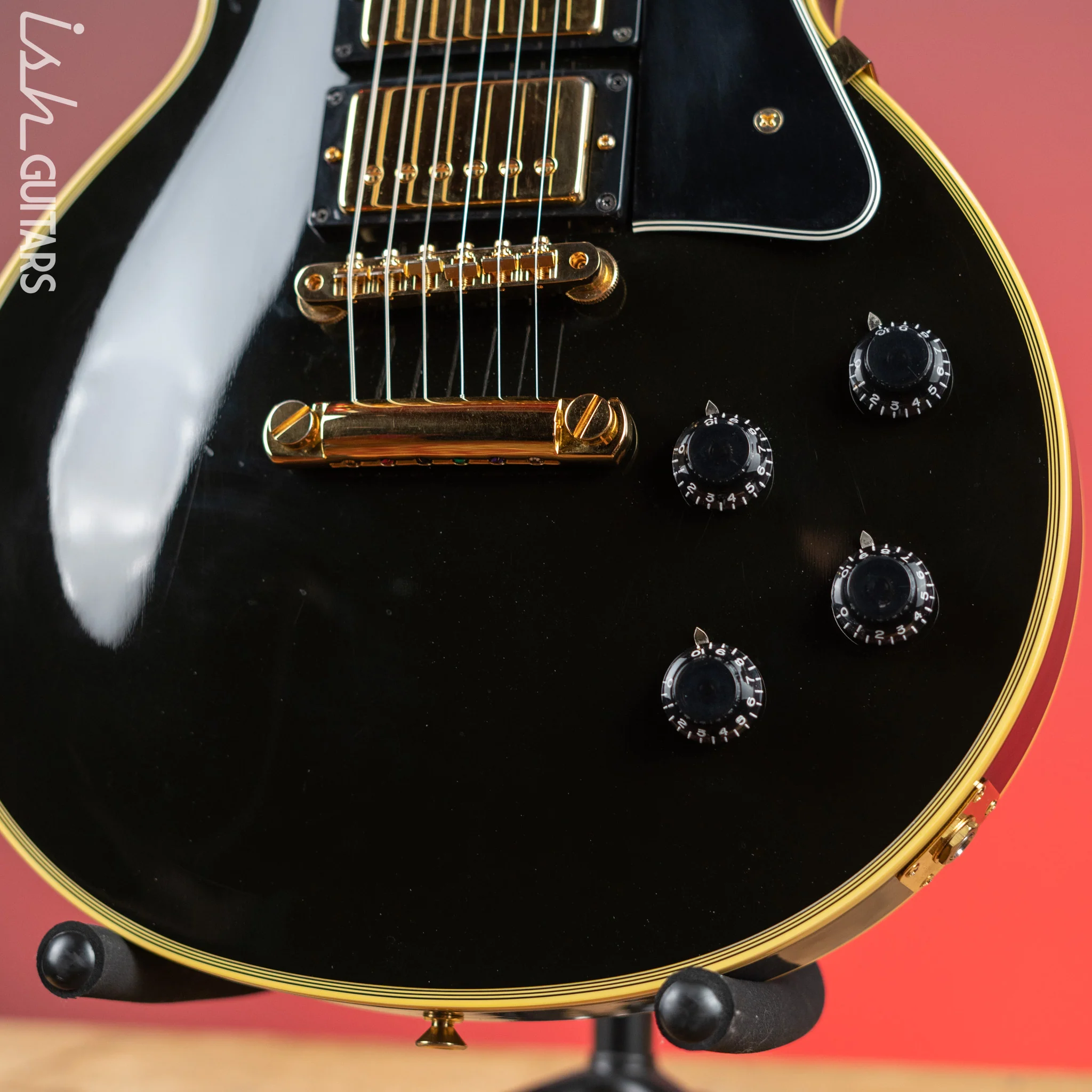 1989 Gibson Les Paul Custom 35th Anniversary Black - Image 4