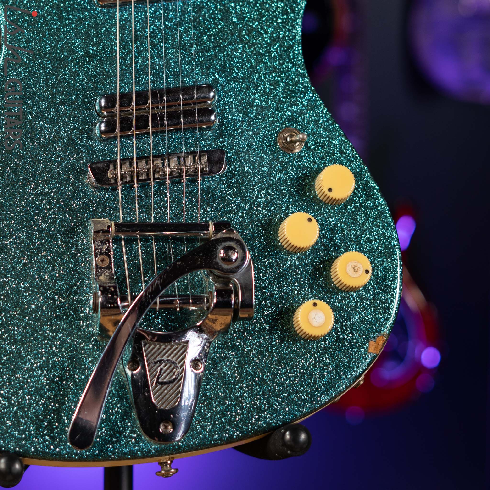 1998-2001 Danelectro Hodad Aquamarine Sparkle - Image 2