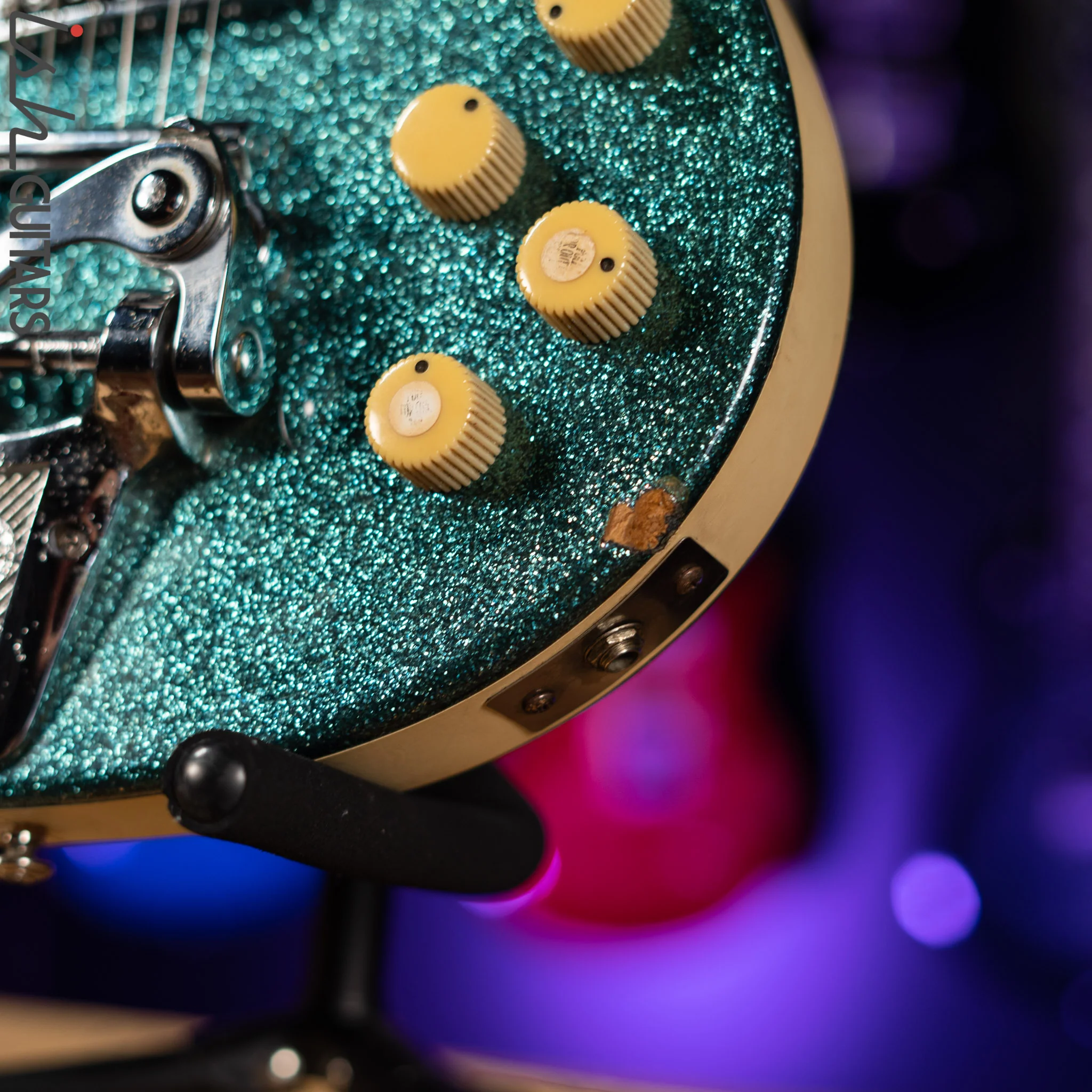 1998-2001 Danelectro Hodad Aquamarine Sparkle - Image 6