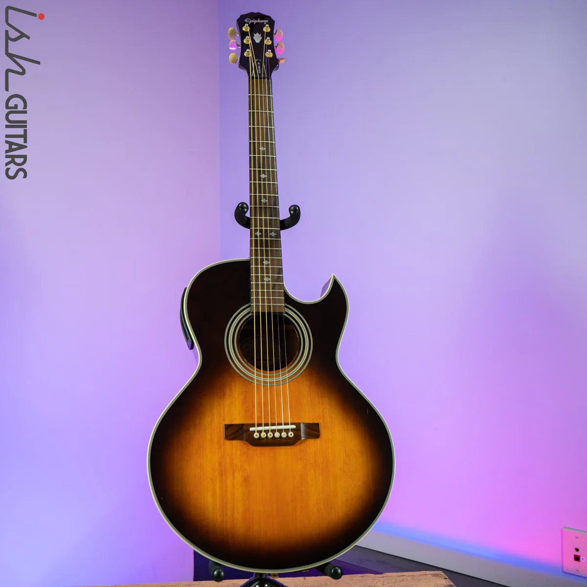 1998 Epiphone PR-5E Vintage Sunburst - Image 2